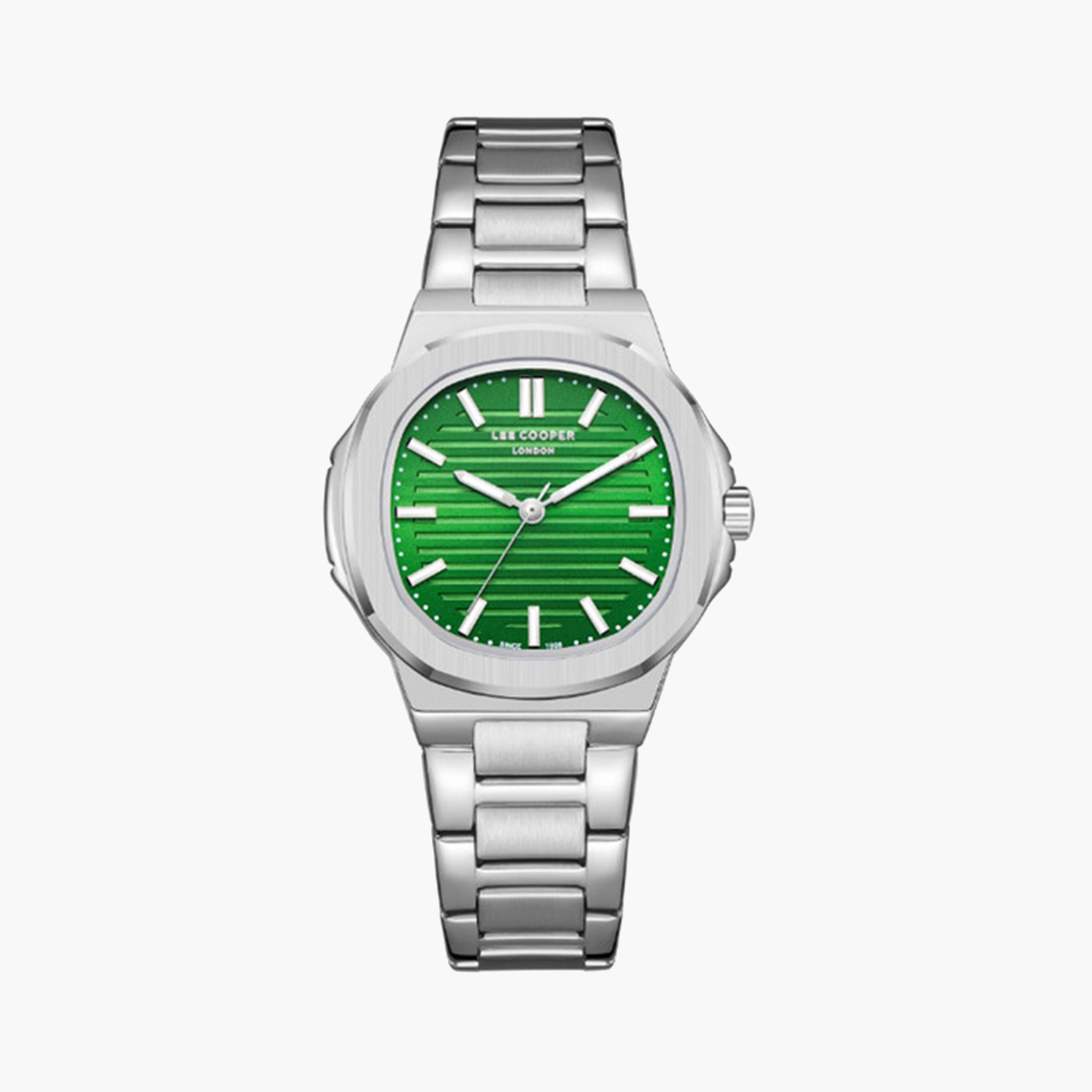 لي كوبر- ساعة تناظرية للنساء بسوار شبكي فضي مقاس 38 مم | LC08017.370-women-watchesandjewellery-watches-image-1