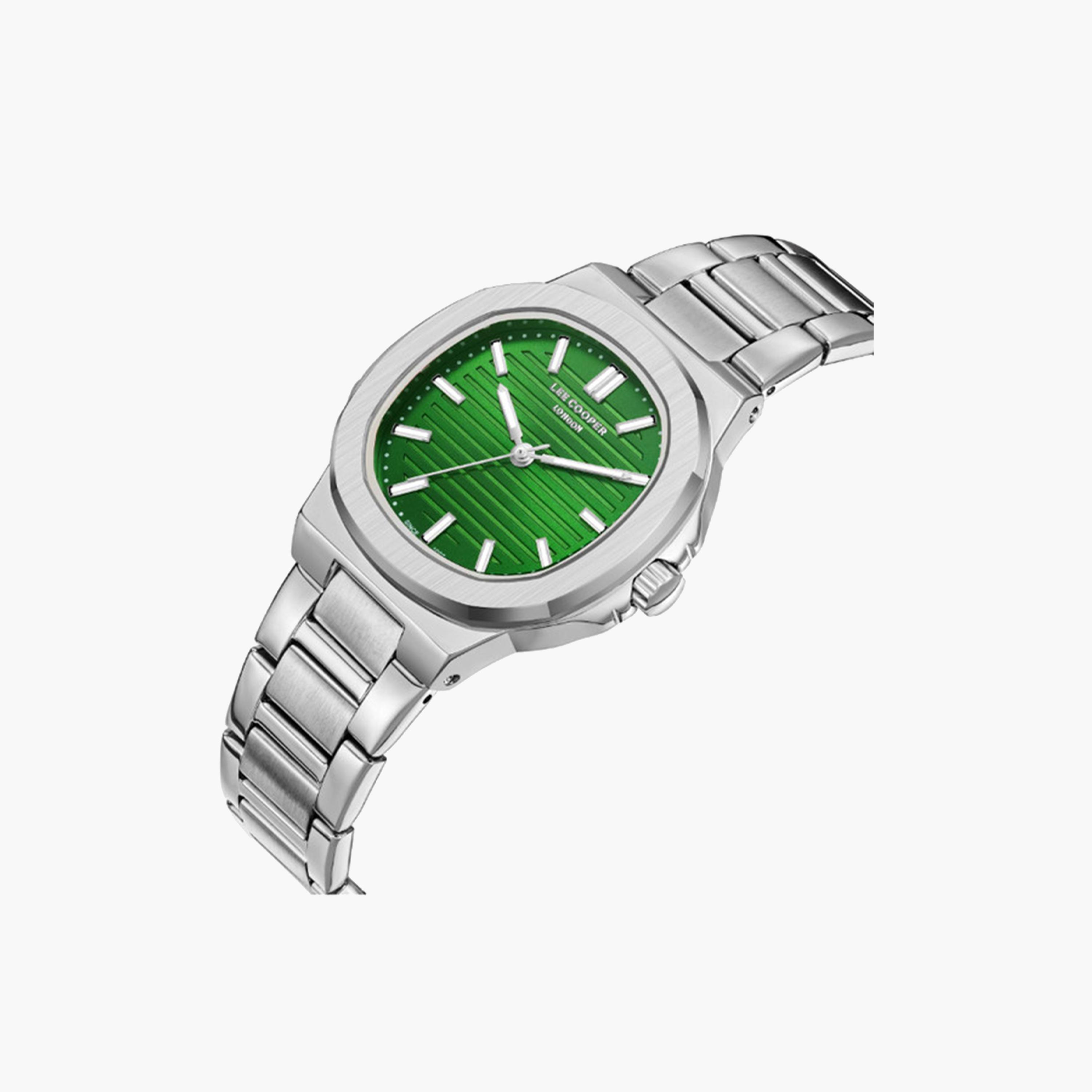 لي كوبر- ساعة تناظرية للنساء بسوار شبكي فضي مقاس 38 مم | LC08017.370-women-watchesandjewellery-watches-image-2