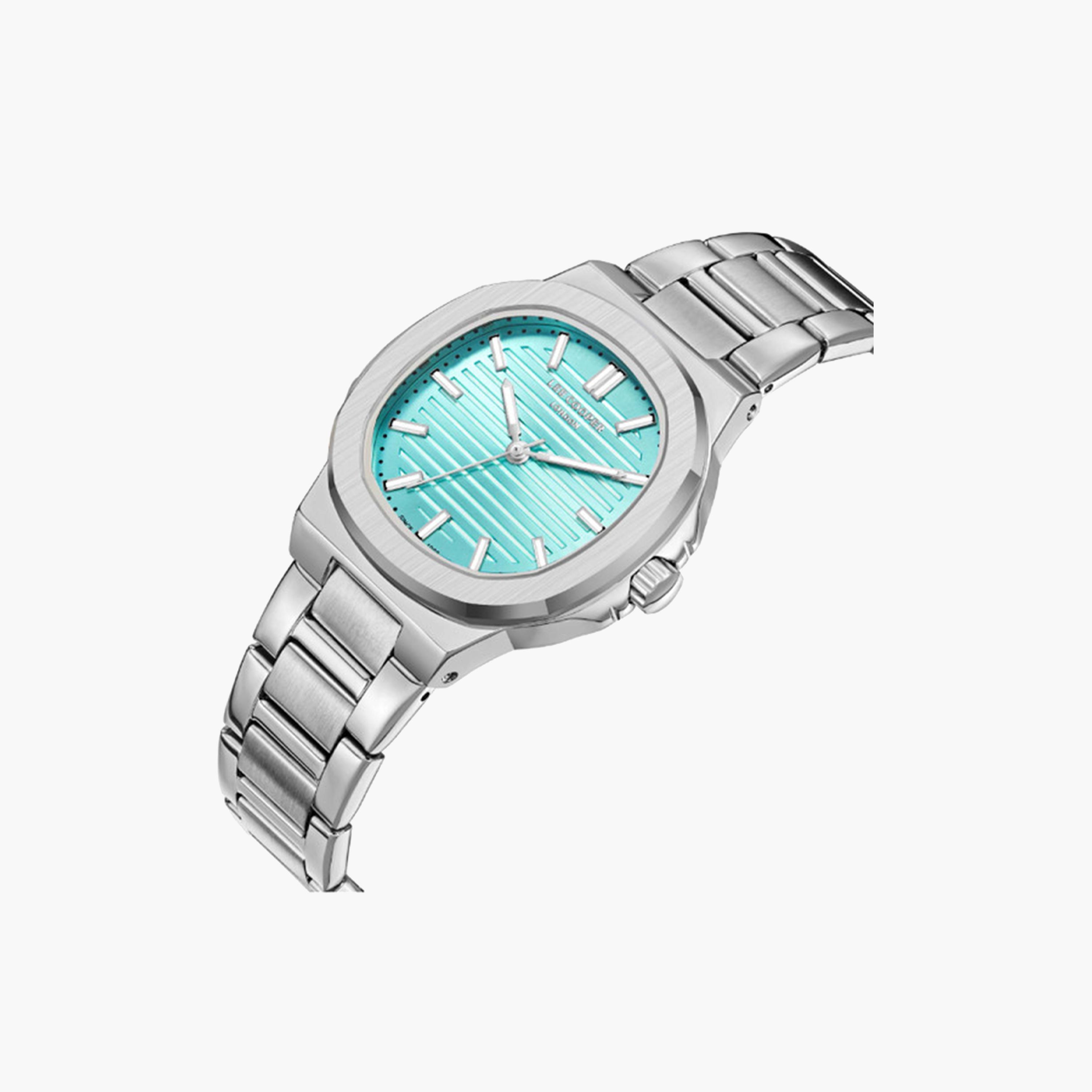 Lee Cooper Women's 38 MM Silver Analog Mesh Strap Watch | LC08017.300-women-watchesandjewellery-watches-image-2