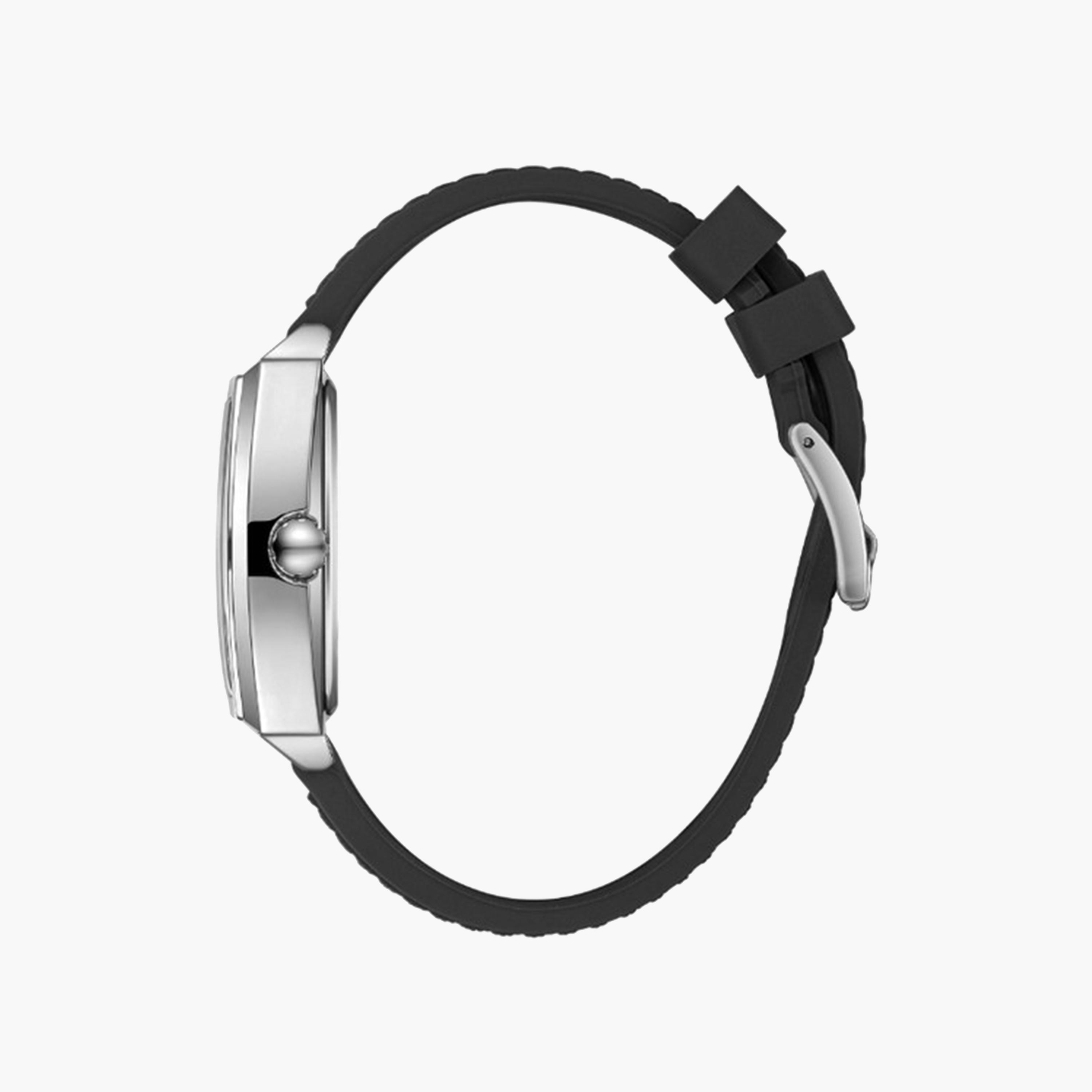 Lee Cooper Men's 39 MM Black Chronograph Silicone Strap Watch | LC08065.351-men-watchesandjewellery-watches-image-3