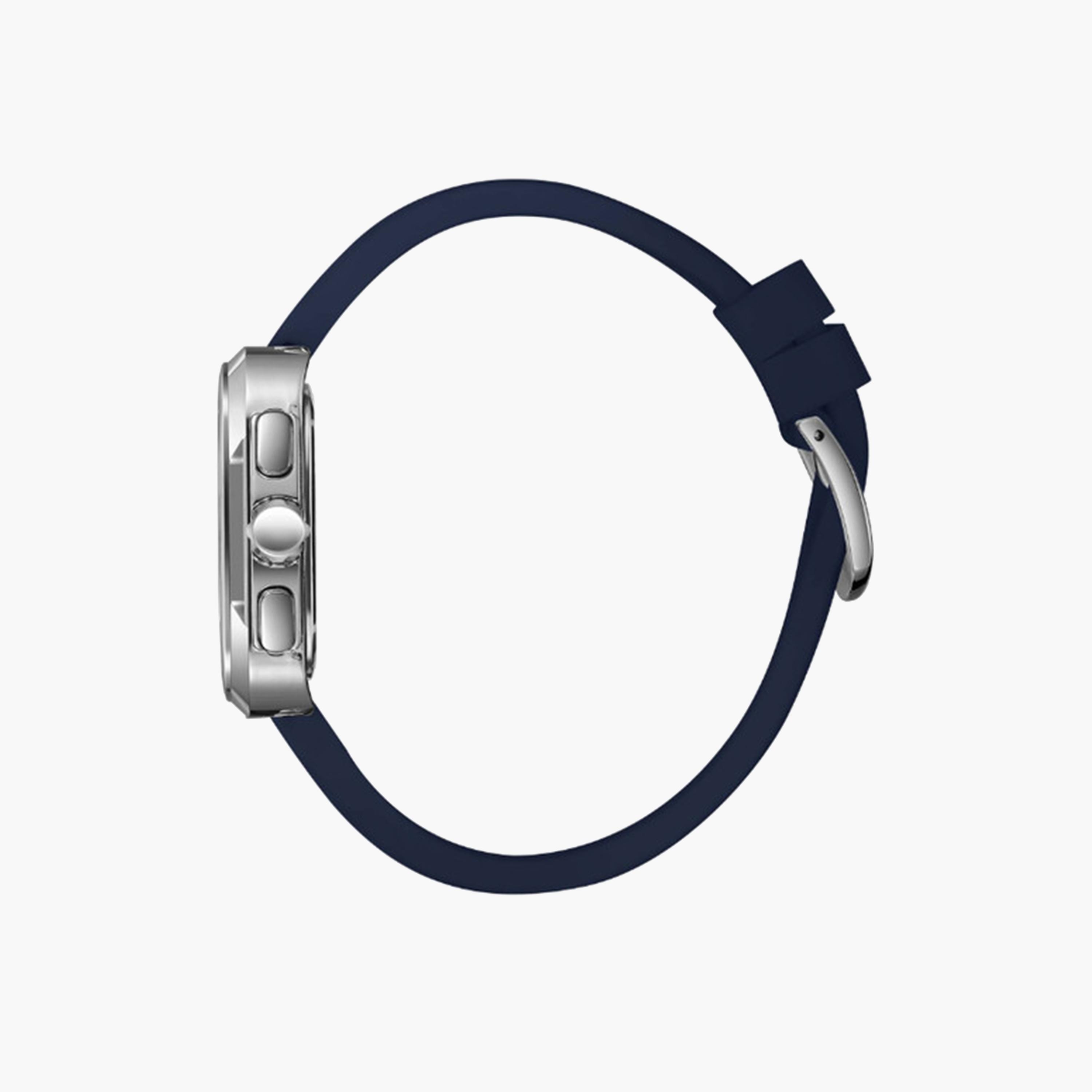Lee Cooper Men's 40 MM Blue Chronograph Silicone Strap Watch | LC08012.399-men-watchesandjewellery-watches-image-3