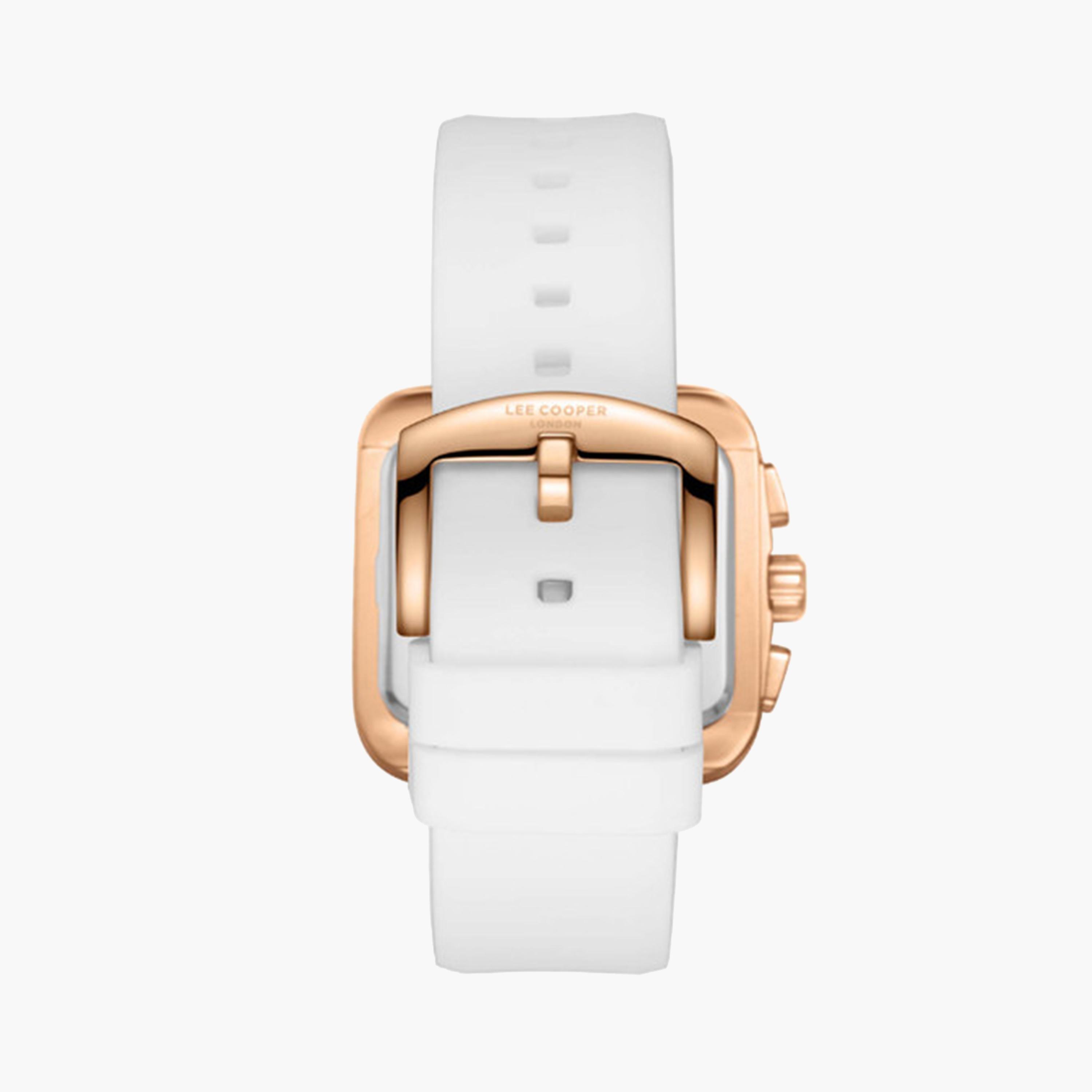 لي كوبر- ساعة كرونوغراف للرجال 40 مم بيضاء بحزام سيليكون | LC08012.453-men-watchesandjewellery-watches-image-4