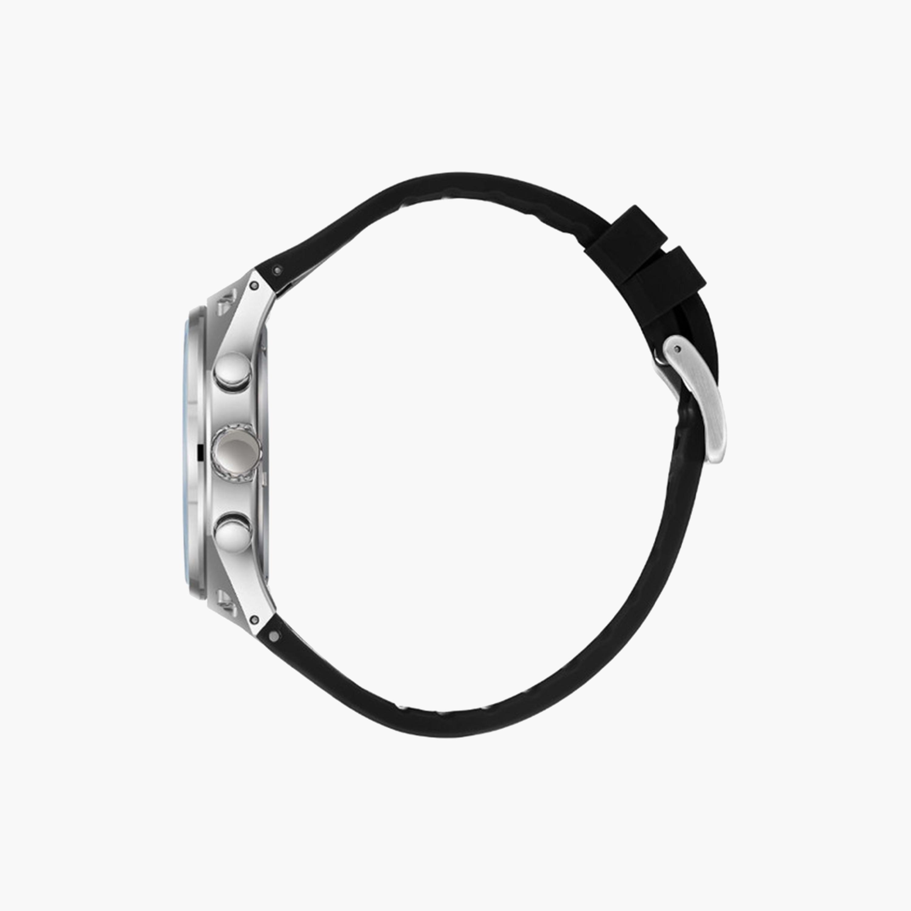 Lee Cooper Men's 45 MM Black Chronograph Leather Strap Watch | LC08063.351-men-watchesandjewellery-watches-image-3