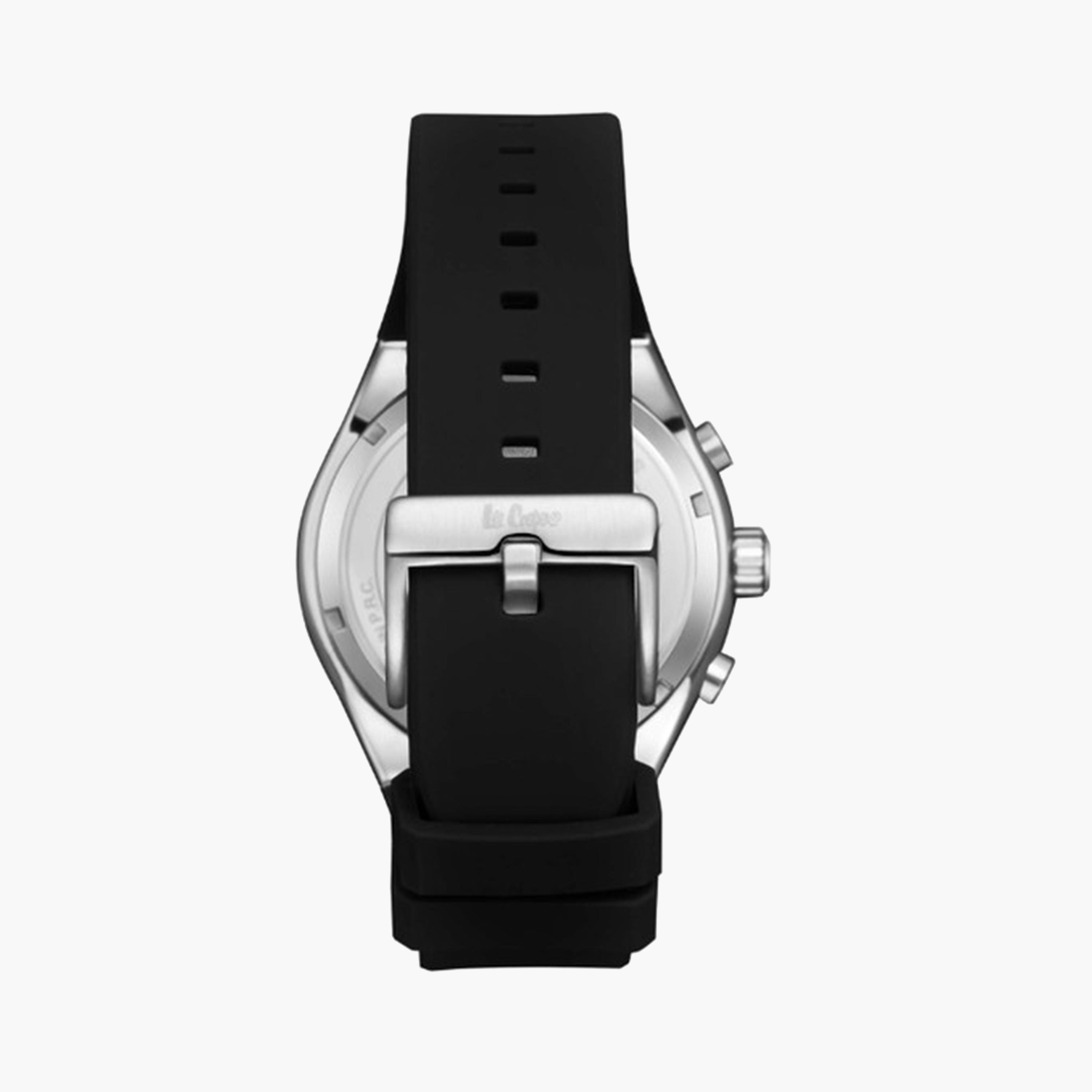 Lee Cooper Men's 45 MM Black Chronograph Leather Strap Watch | LC08063.351-men-watchesandjewellery-watches-image-4