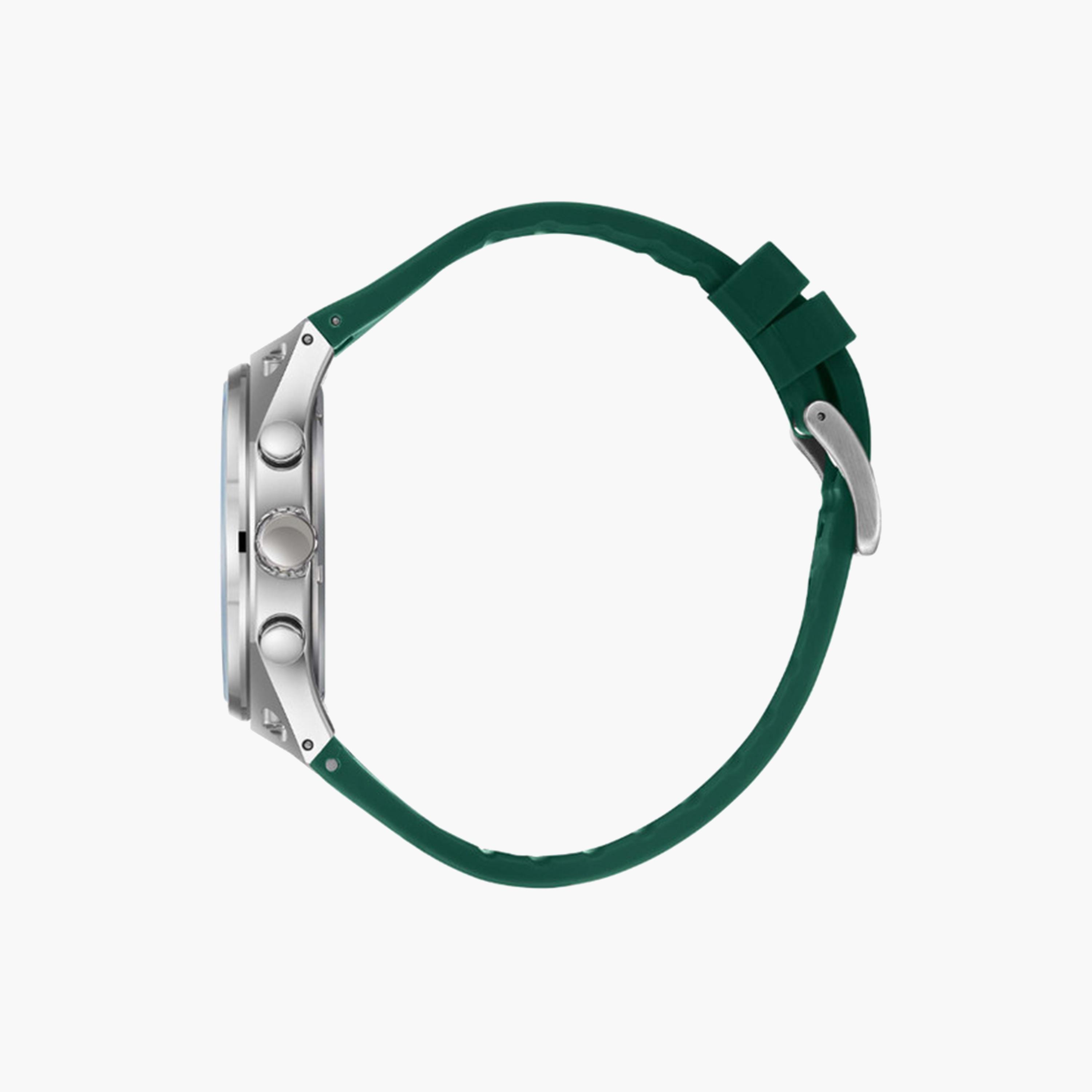 لي كوبر- ساعة كرونوغراف للرجال 45 ملم خضراء بحزام جلدي | LC08063.377-men-watchesandjewellery-watches-image-3