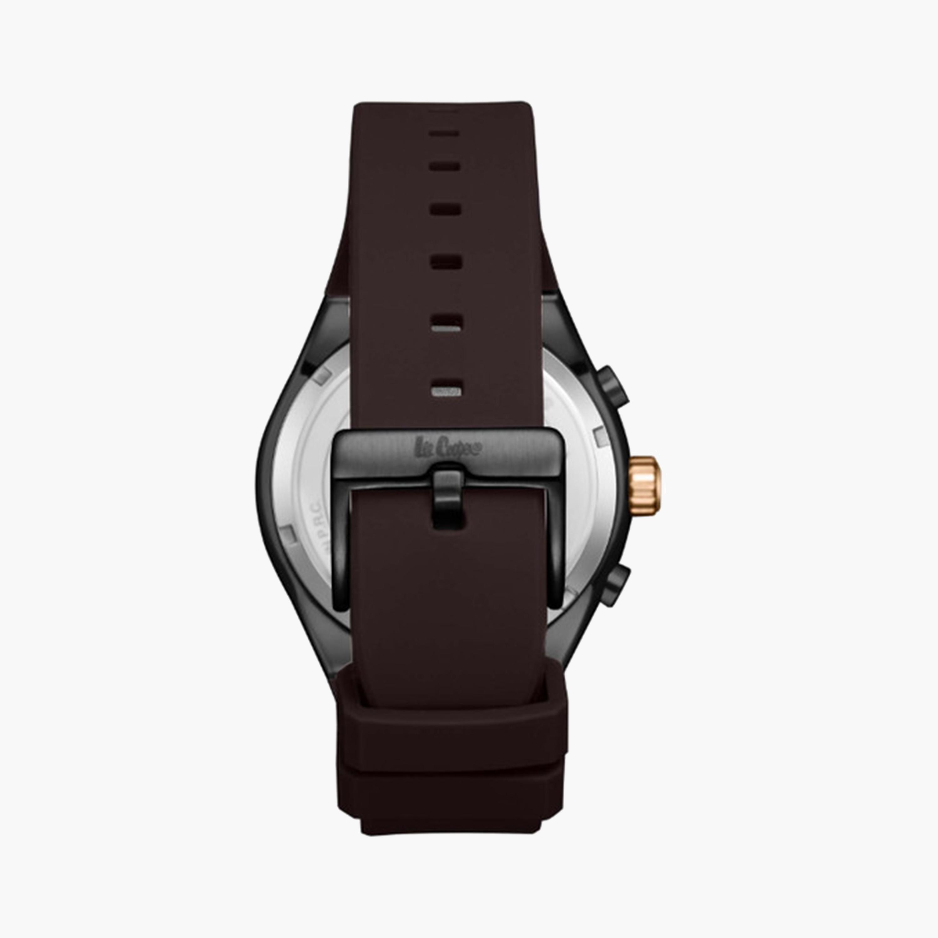 لي كوبر- ساعة كرونوغراف سوداء للرجال مقاس 45 ملم بحزام جلدي | LC08063.061-men-watchesandjewellery-watches-image-4