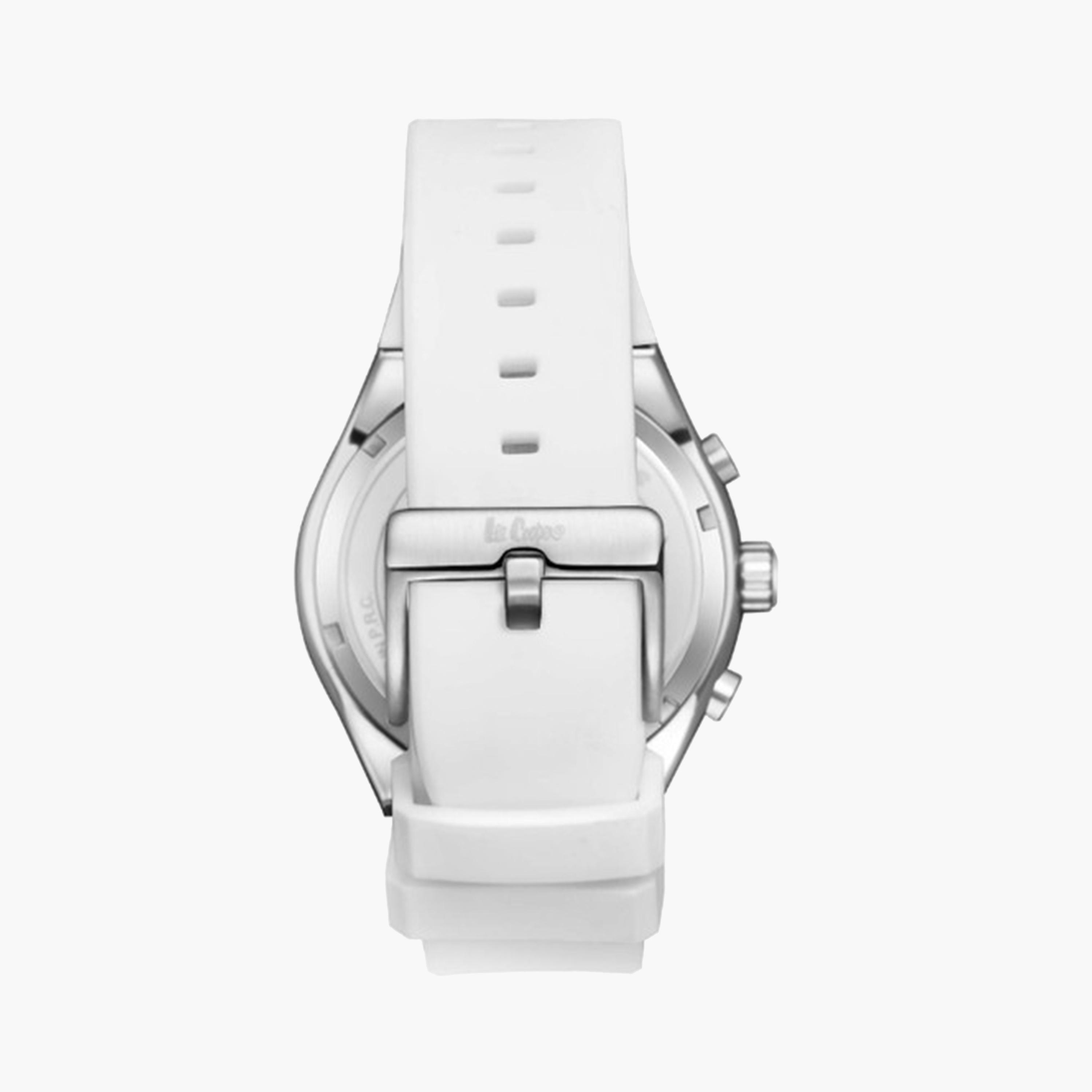 Lee Cooper Men's 45 MM White Chronograph Leather Strap Watch | LC08063.333-men-watchesandjewellery-watches-image-4