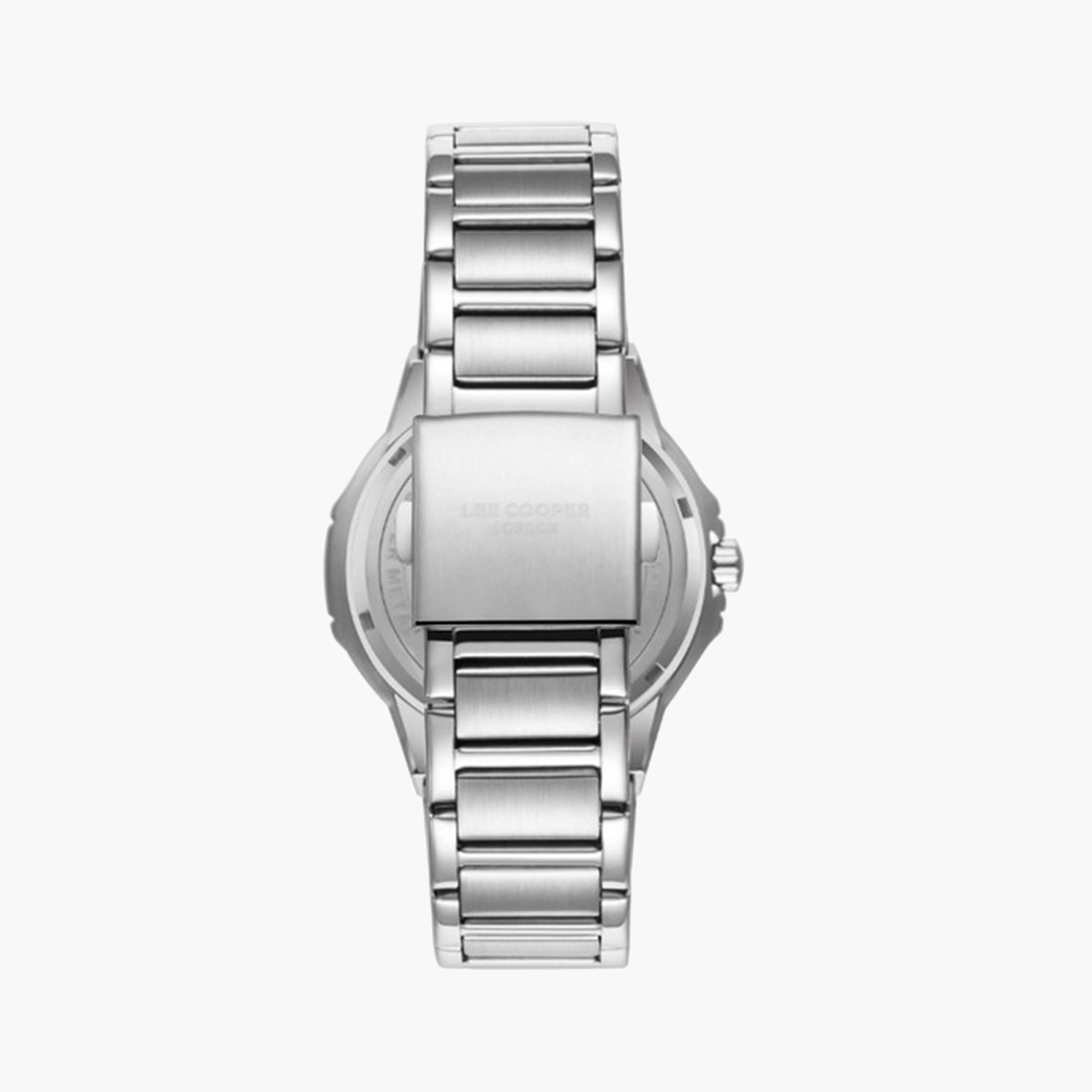 لي كوبر- ساعة تناظرية للرجال 45 ملم فضية انالوج بسوار معدني | LC08016.560-men-watchesandjewellery-watches-image-4