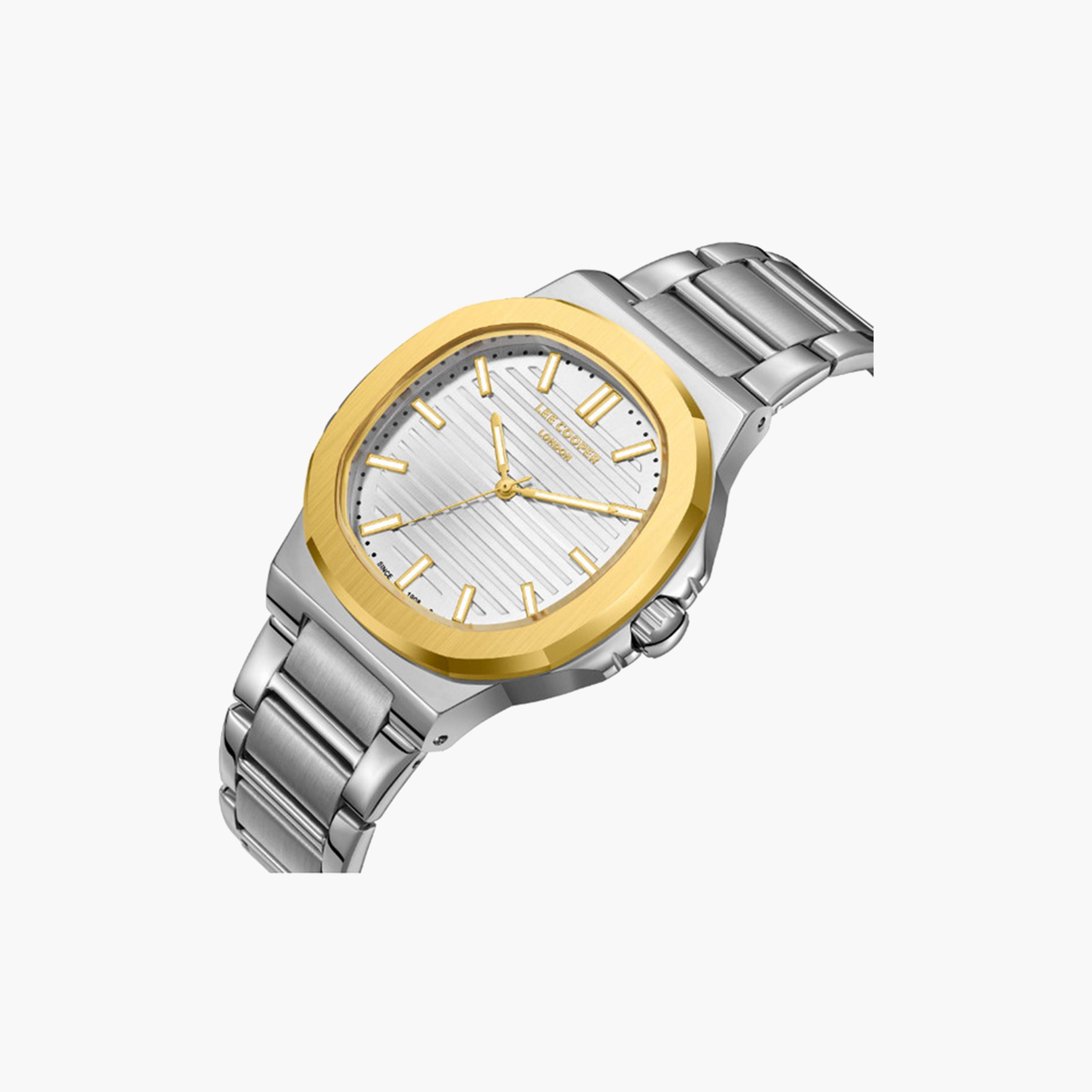 Lee Cooper Men's 45 MM Silver Analog Metal Strap Watch | LC08016.230-men-watchesandjewellery-watches-image-2