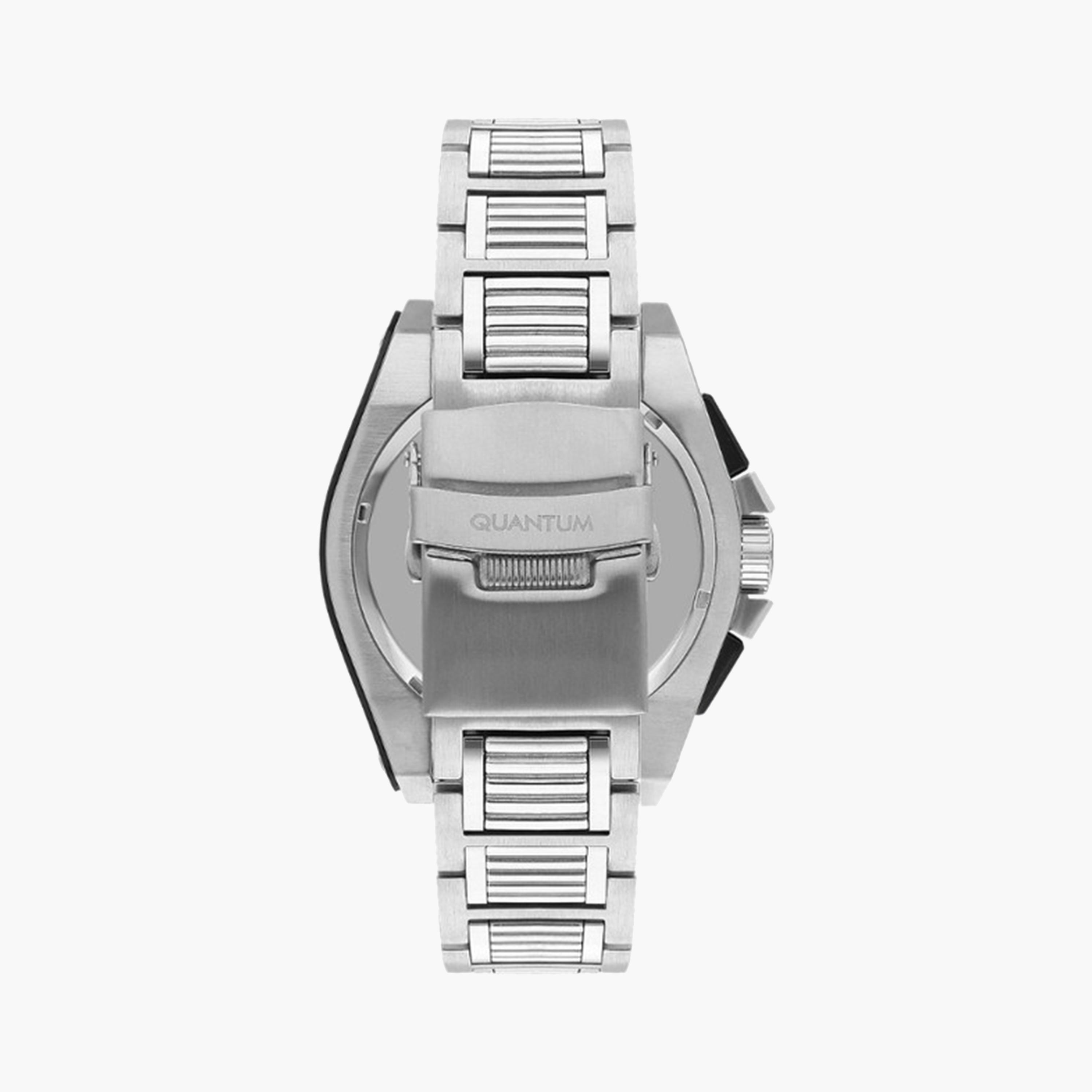 كوانتوم- ساعة كرونوغراف للرجال 48 ملم فضية بحزام معدني | HNG1062.350-men-watchesandjewellery-watches-image-3