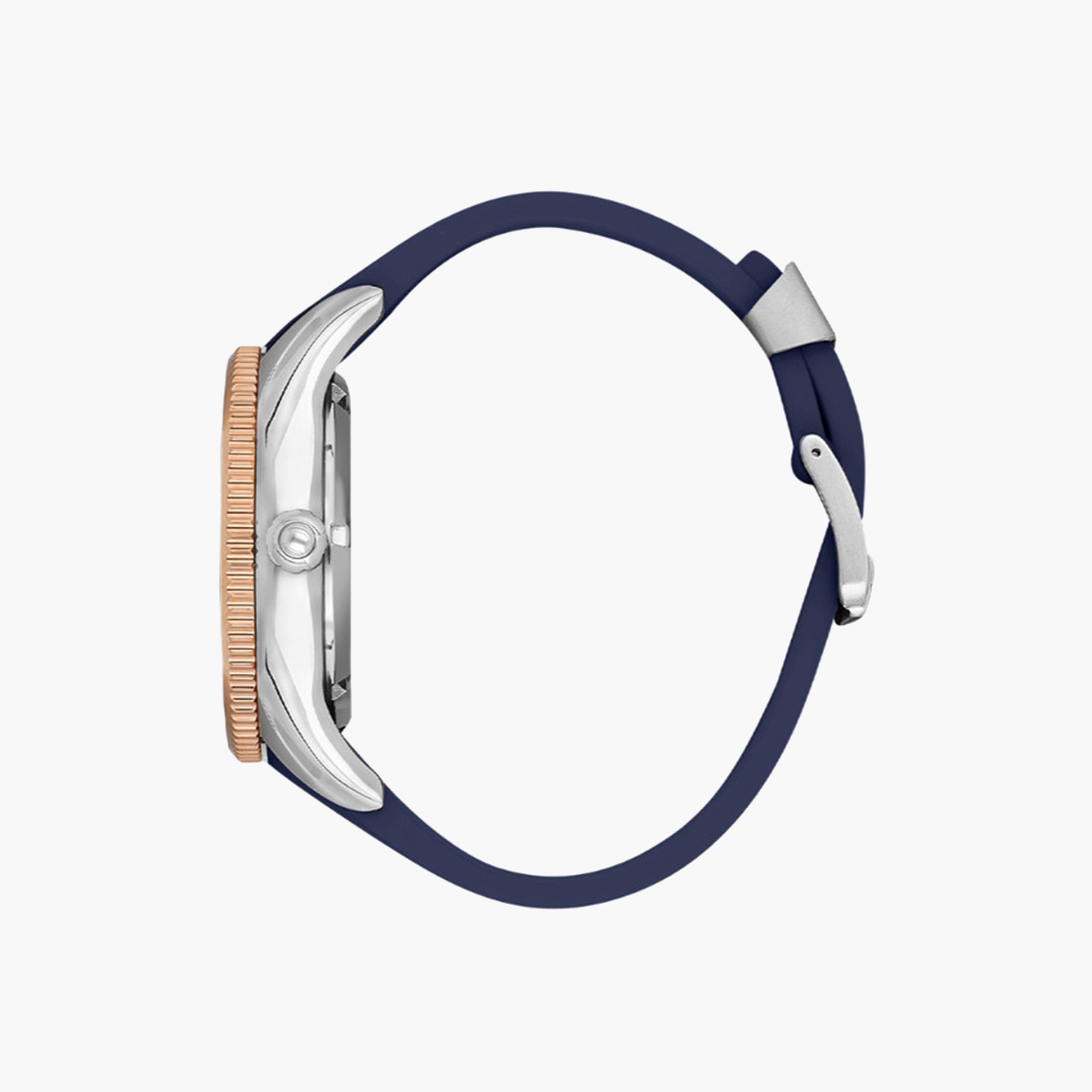 Quantum Men's 47 MM Blue Automatic Silicone Strap Watch | QMG1075.599-men-watchesandjewellery-watches-image-2