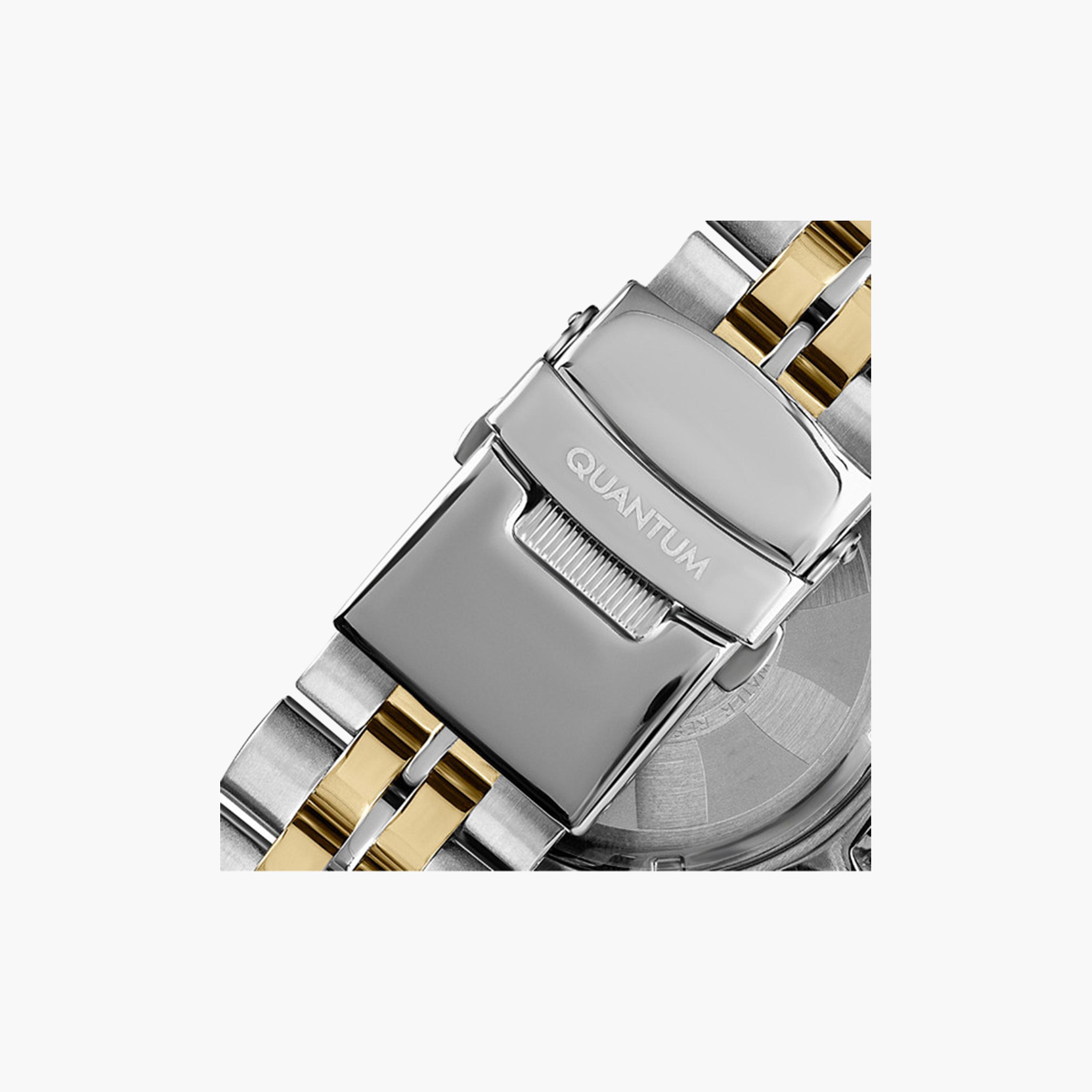 كوانتوم- ساعة كرونوغراف للرجال 44 مم فضية بحزام معدني | PWG930.270-men-watchesandjewellery-watches-image-3