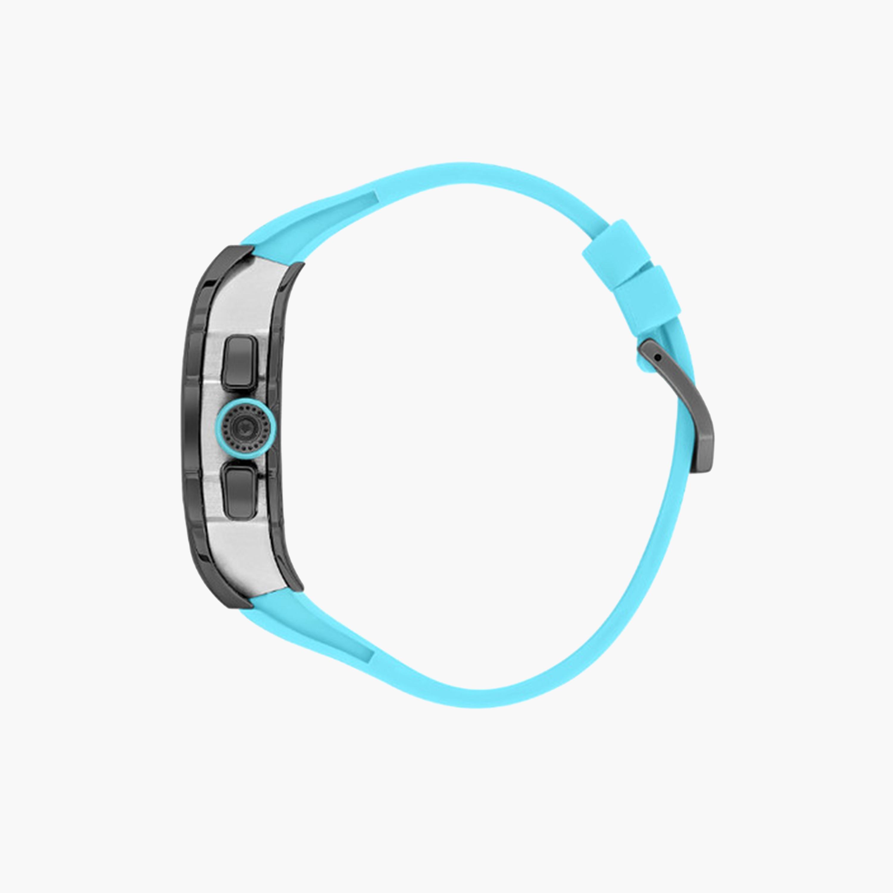 كوانتوم- ساعة كرونوغراف للرجال بسوار سيليكون أزرق مقاس 43 مم | HNG1080.050-men-watchesandjewellery-watches-image-2
