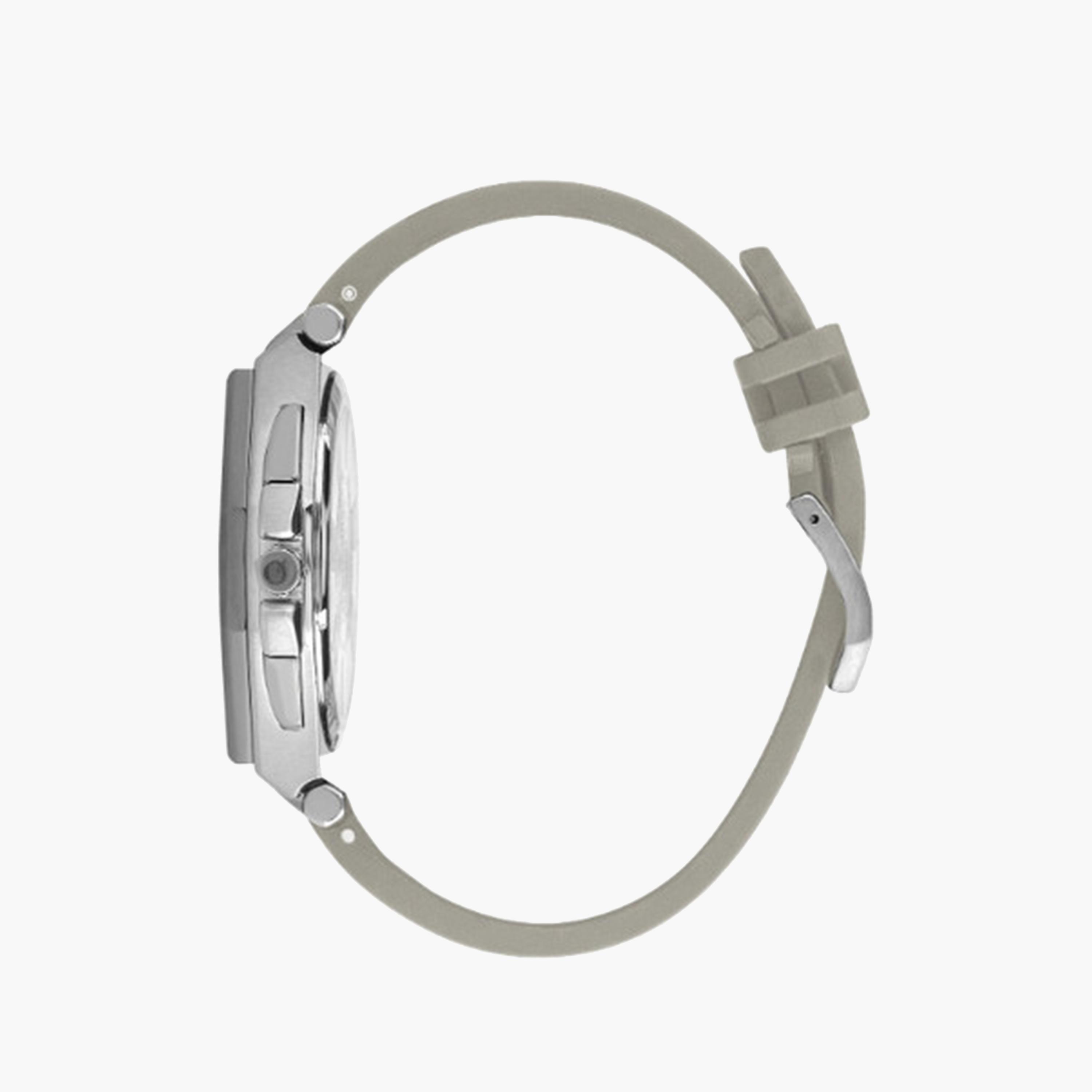 Quantum Men's 47 MM Grey Chronograph Silicone Strap Watch | PWG1005.374-men-watchesandjewellery-watches-image-2