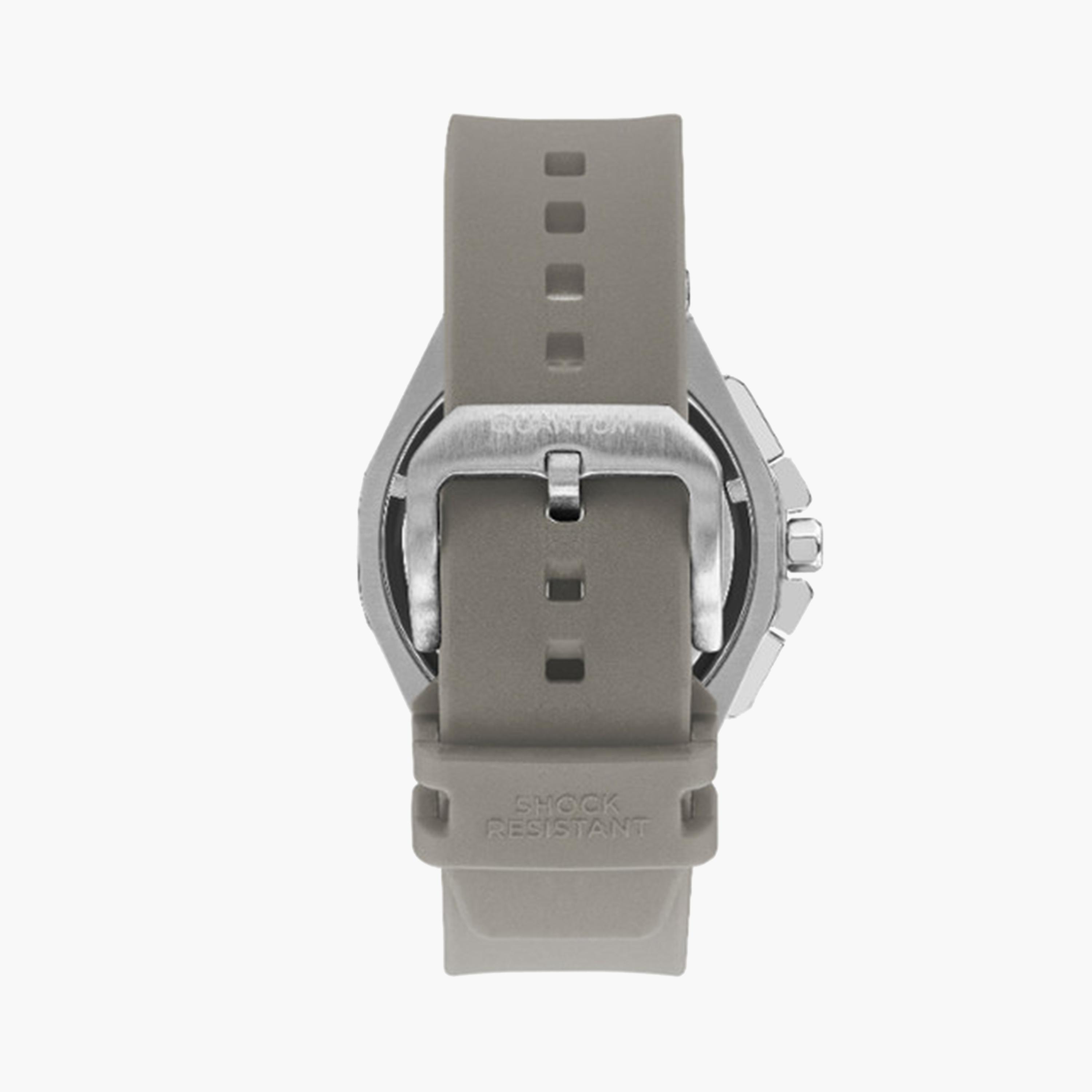 Quantum Men's 47 MM Grey Chronograph Silicone Strap Watch | PWG1005.374-men-watchesandjewellery-watches-image-3