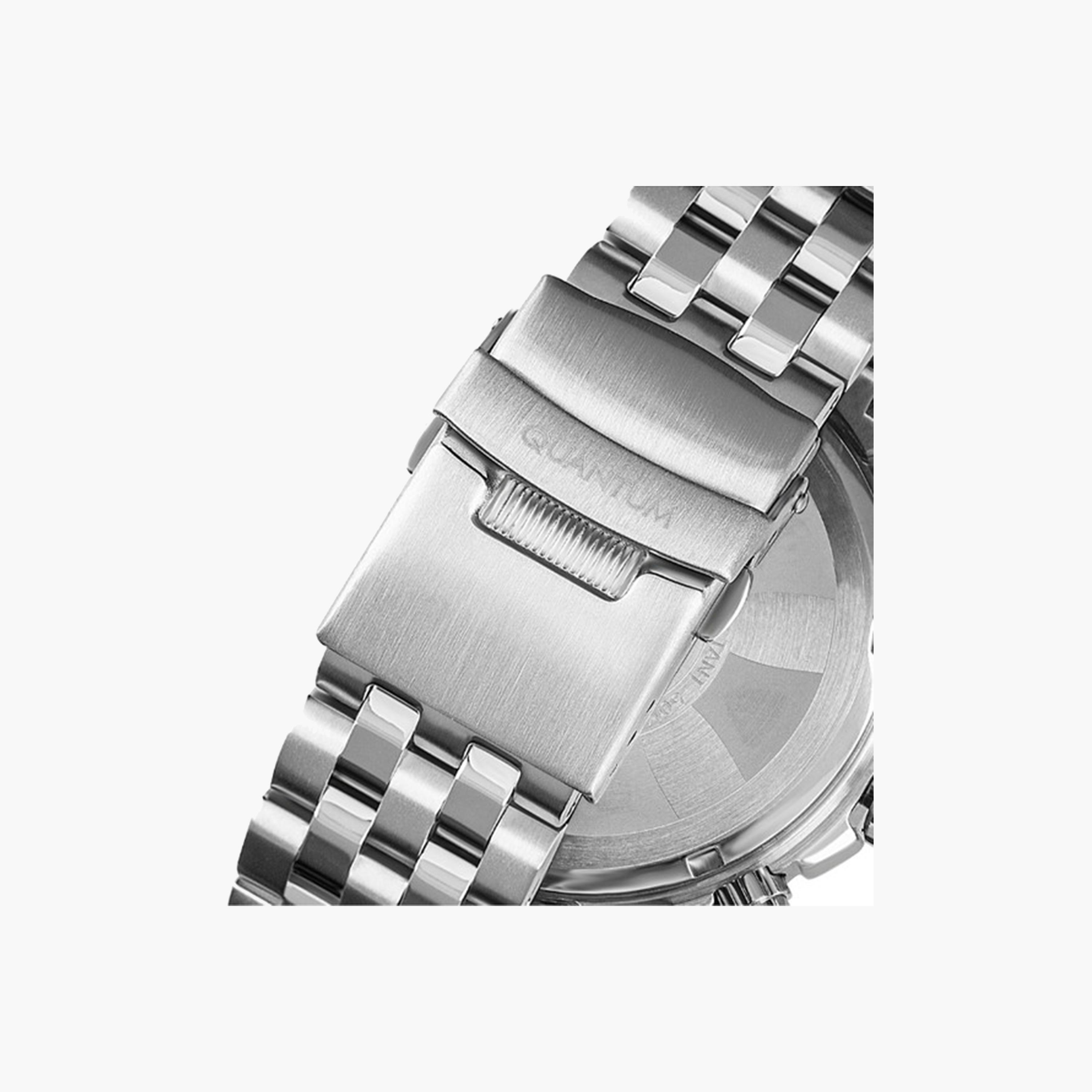 كوانتوم- ساعة كرونوغراف للرجال 45 ملم فضية بحزام معدني | PWG882.370-men-watchesandjewellery-watches-image-3