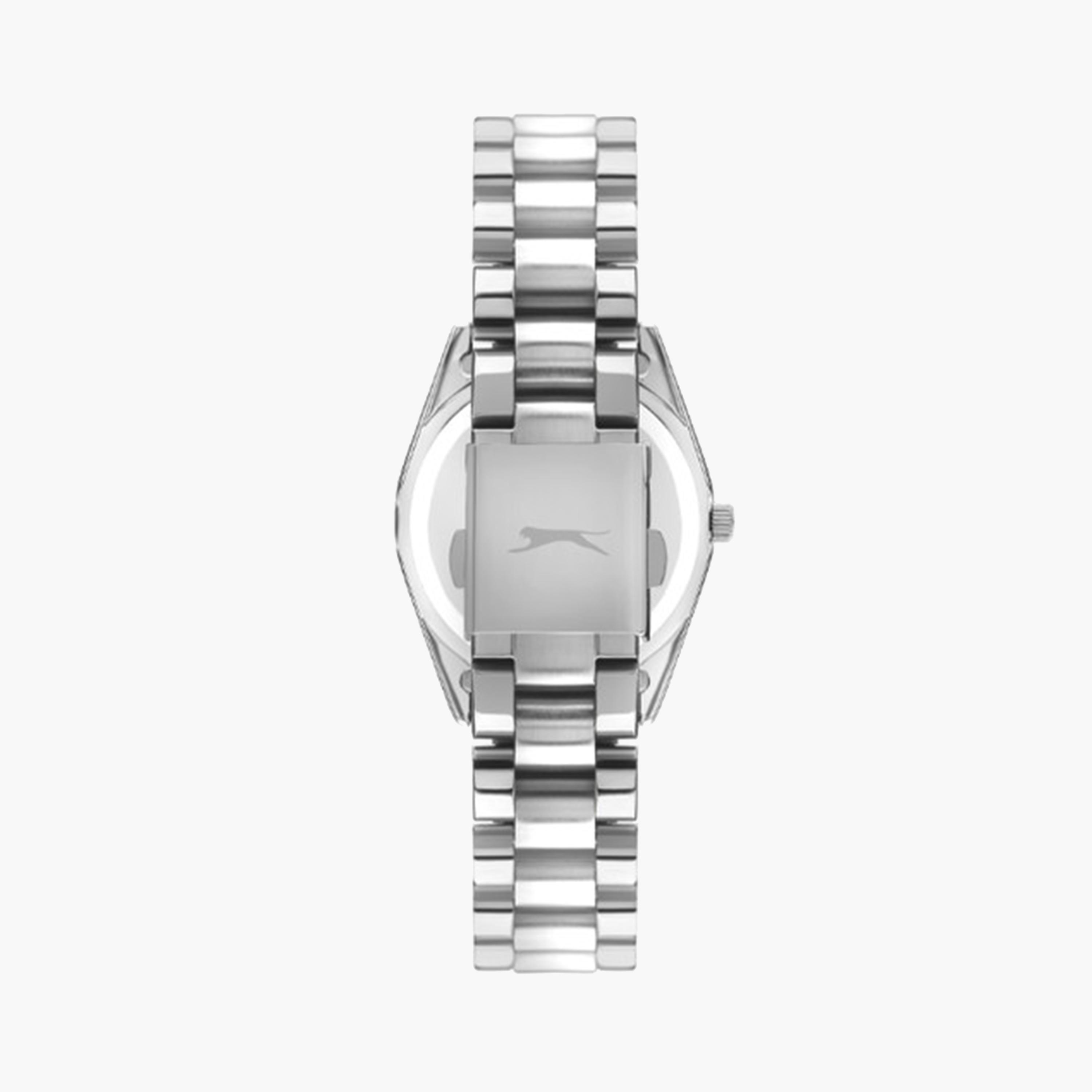 سلازنجر- ساعة كرونوغراف للنساء 36 مم فضية بحزام معدني | SL.9.2063.4.01-women-watchesandjewellery-watches-image-3