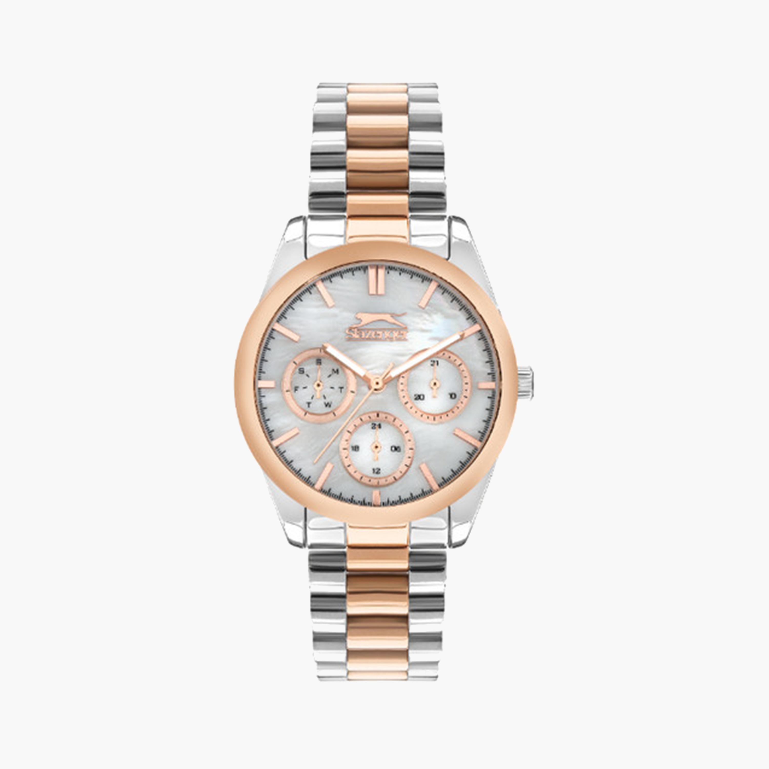 سلازنجر- ساعة كرونوغراف للنساء 36 مم فضية بحزام معدني | SL.9.2063.4.04-women-watchesandjewellery-watches-image-1