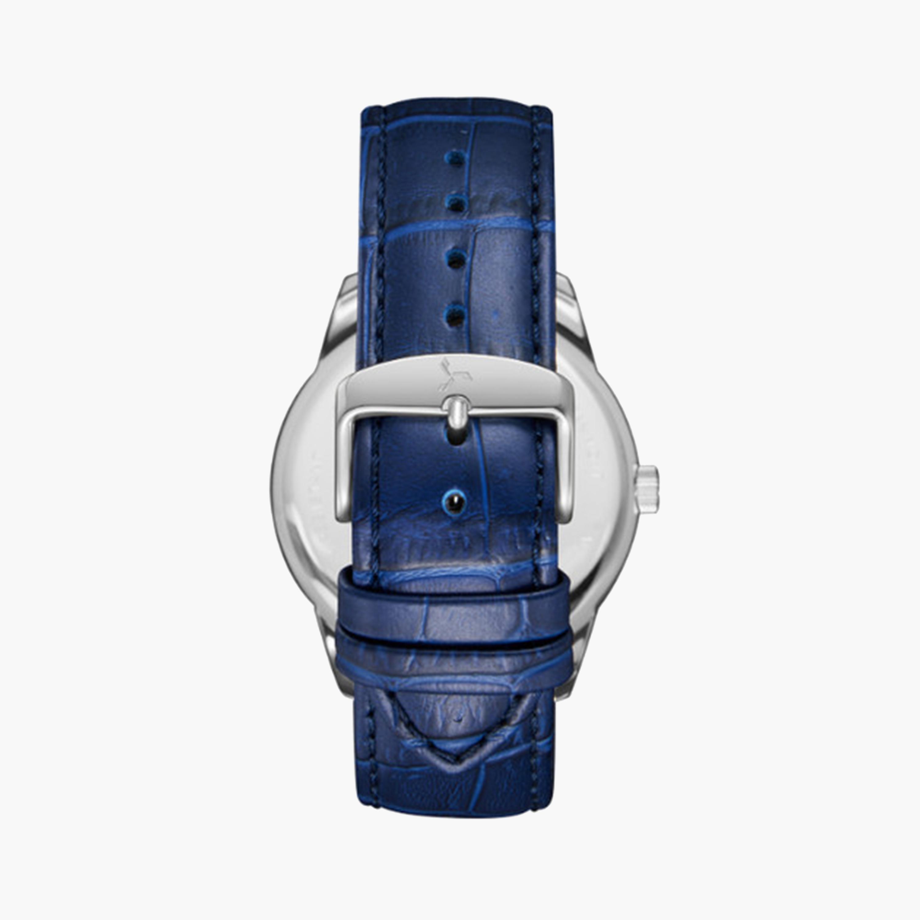 Tornado Men's 43 MM Blue Analog Stainless Steel Strap Watch | T24007-SLNN-men-watchesandjewellery-watches-image-3
