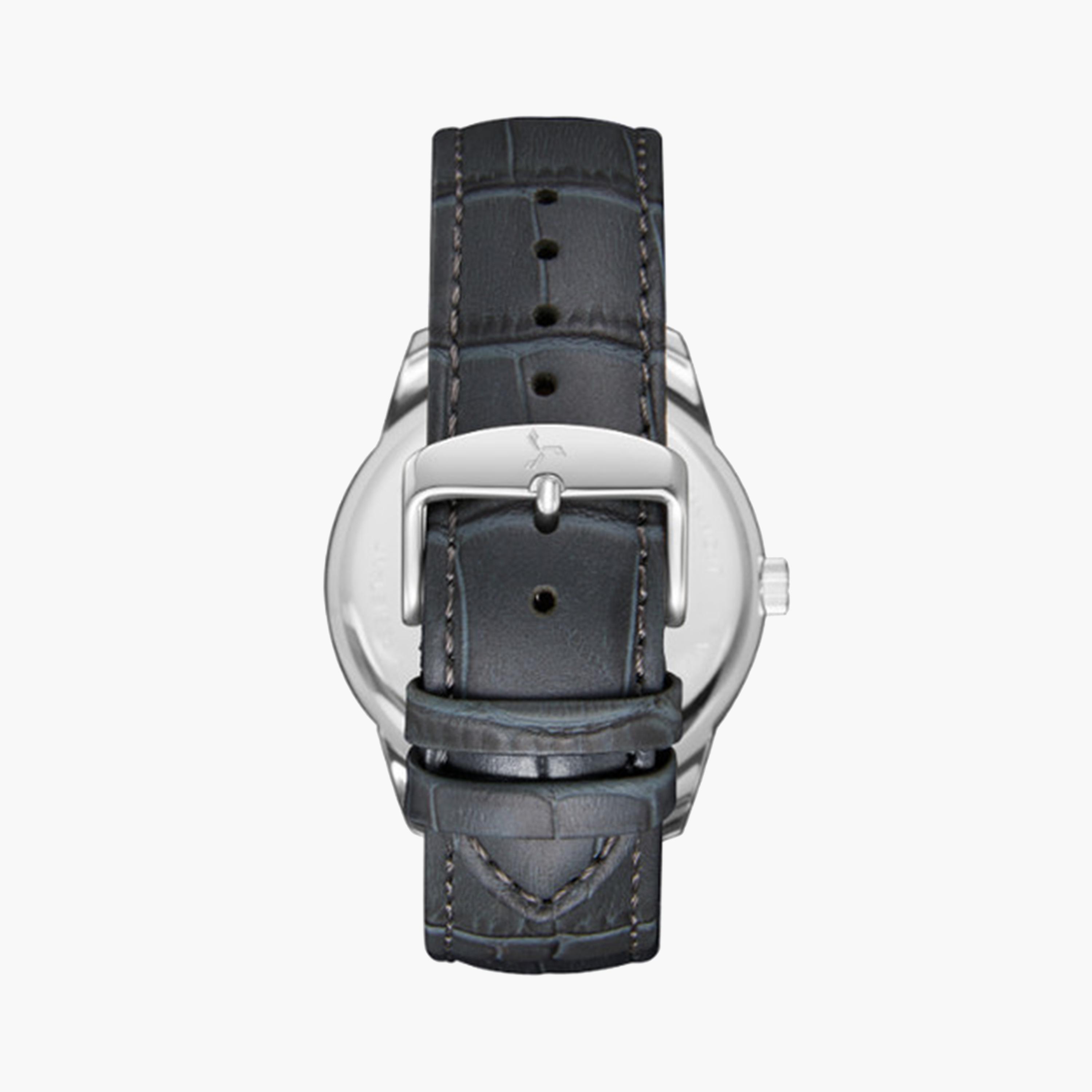 Tornado Men's 43 MM Grey Analog Stainless Steel Strap Watch | T24007-SLXX-men-watchesandjewellery-watches-image-3