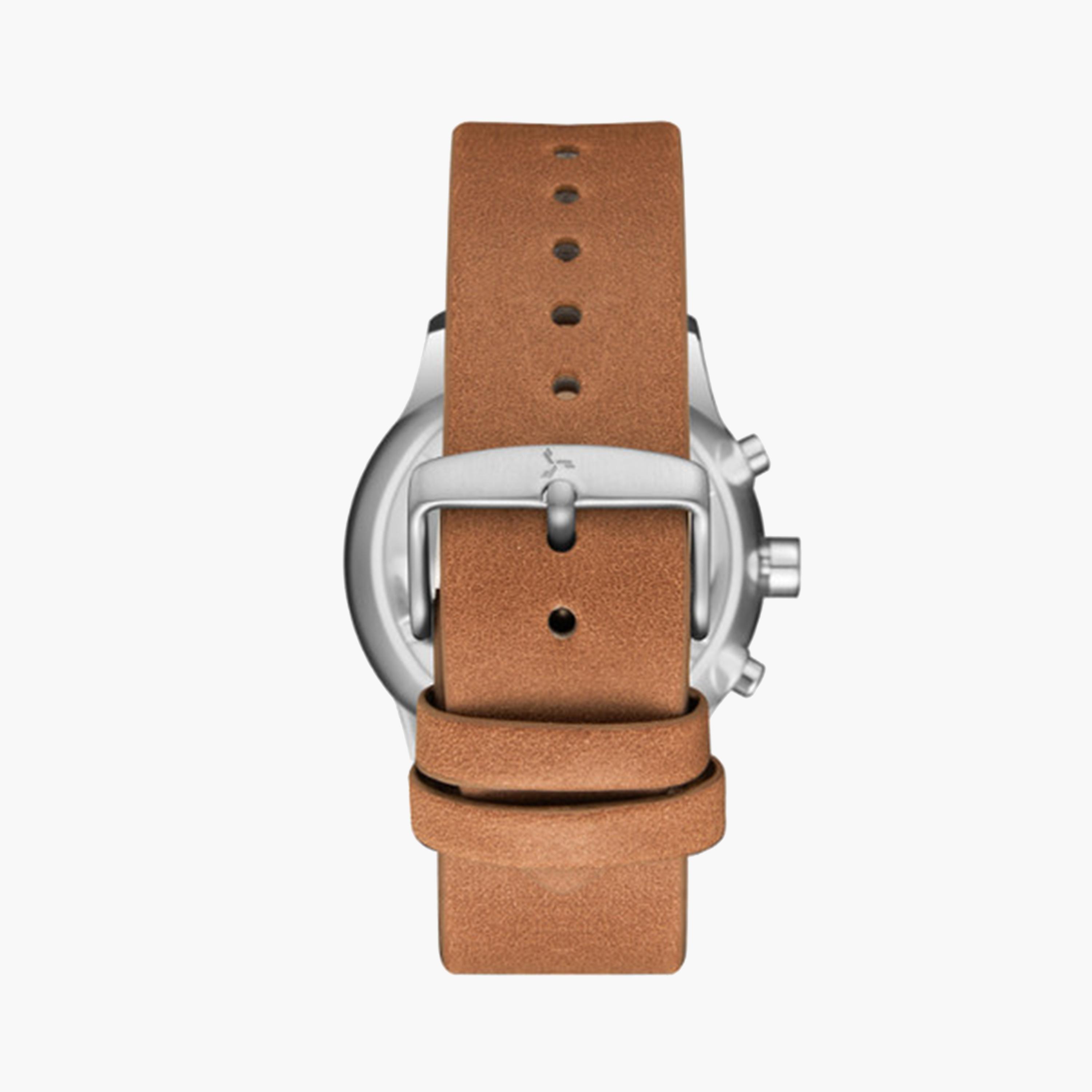Tornado Men's 42 MM Beige Chronograph Stainless Steel Strap Watch | T24108-SLEI-men-watchesandjewellery-watches-image-3