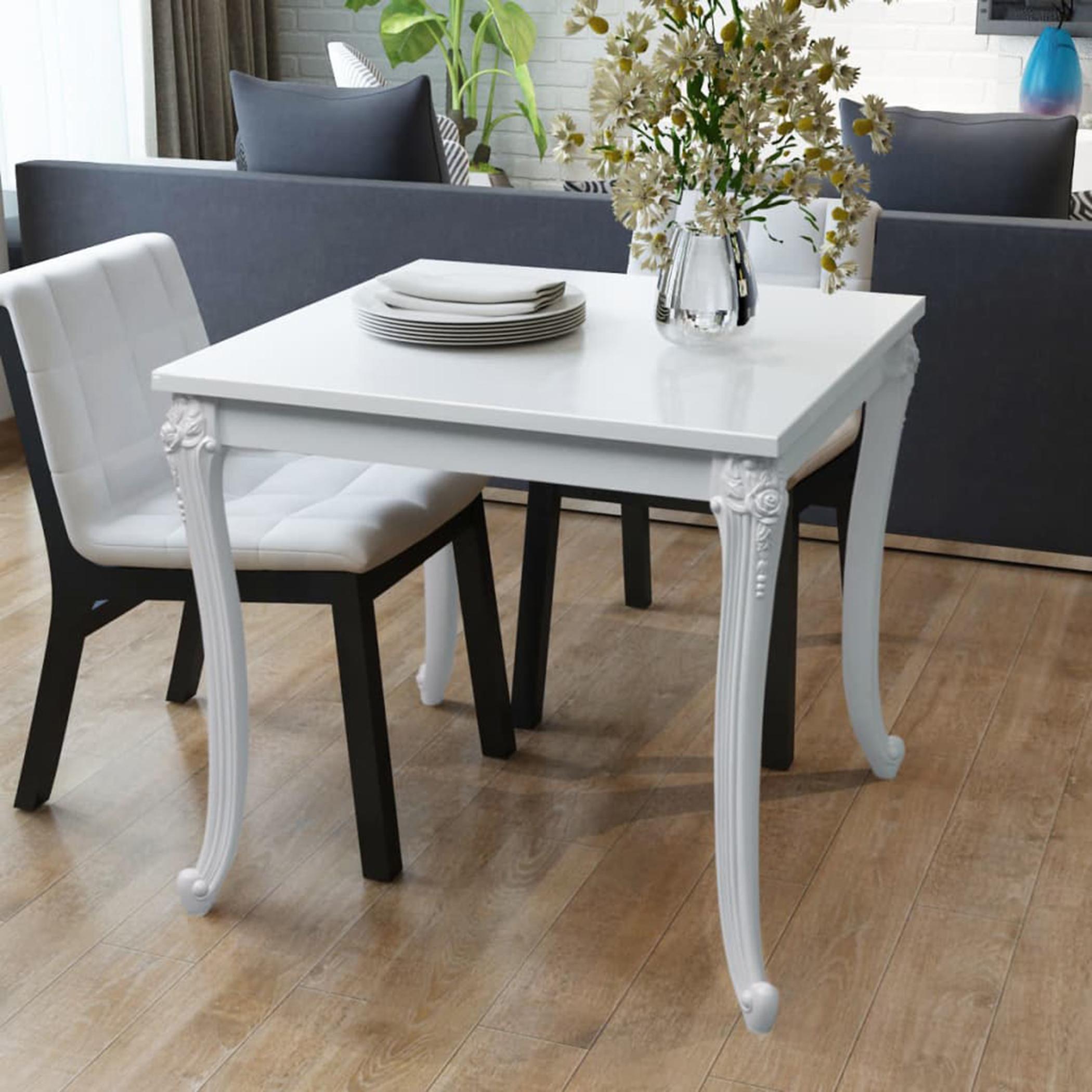 VidaXL 2-Seater Wooden Top Dining Table
