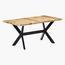 VidaXL 6-Seater Wooden Top Dining Table-InfluencerCodes_Ramadan26_All_20012026-image-2