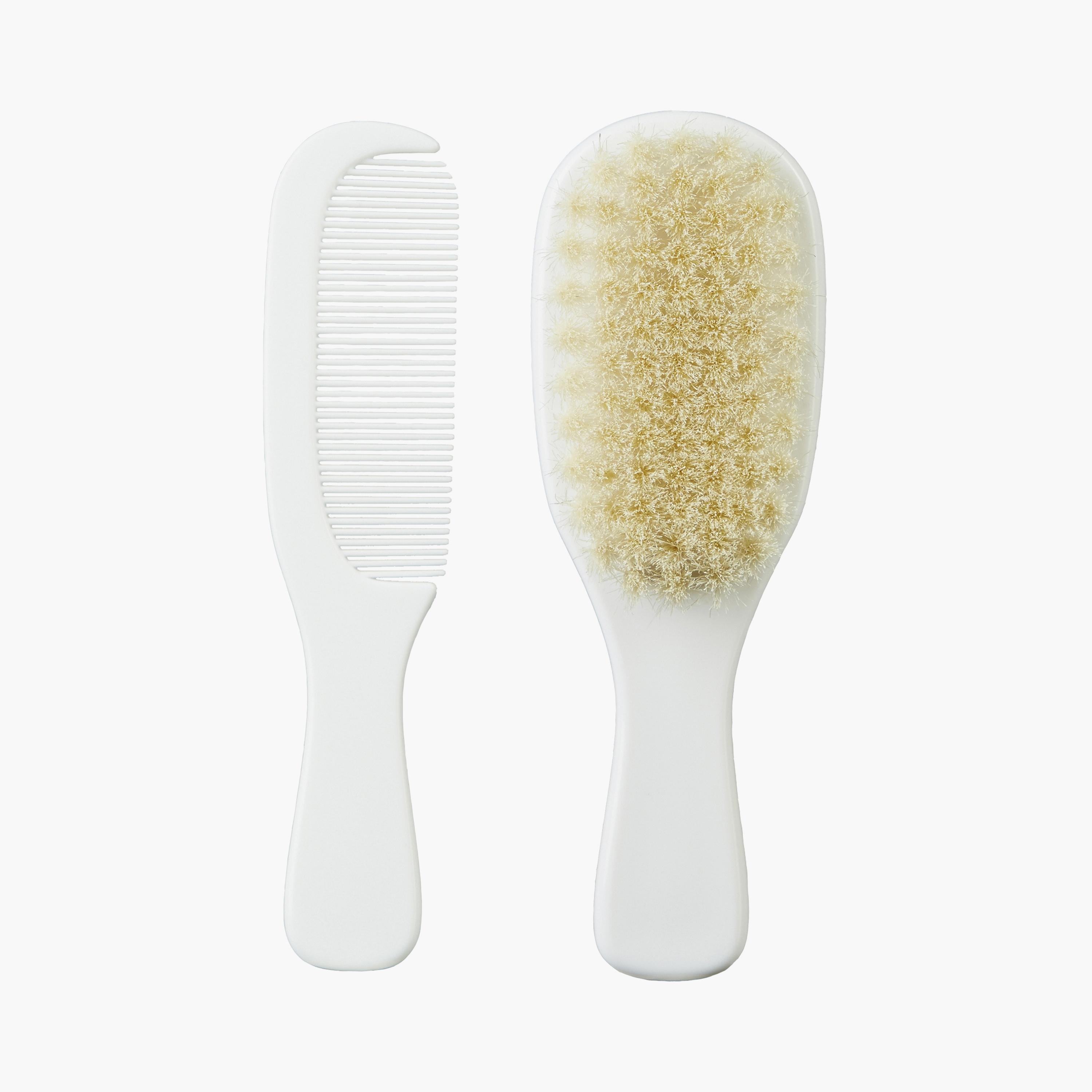 Mininor 2-Piece Comb & Brush Set - 1 Year+-baby-bathandcare-grooming-image-1