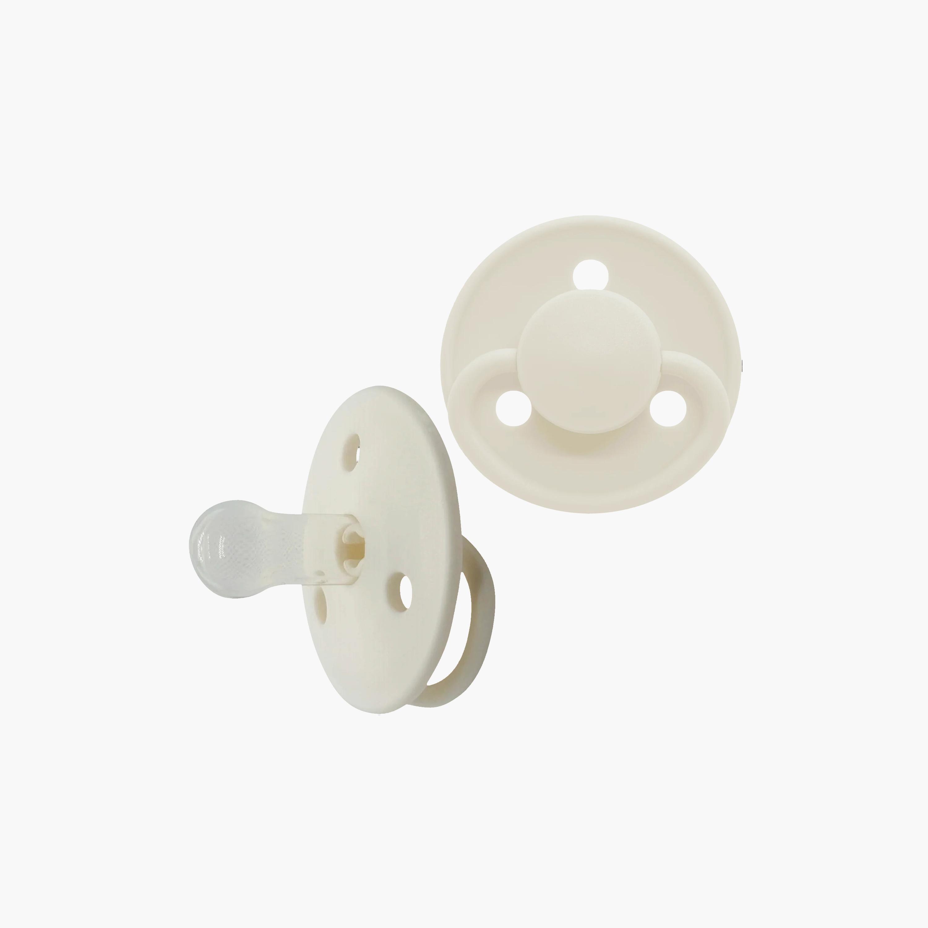 Mininor 2-Piece Rounded Silicone Pacifier - 0 Months-baby-feeding-pacifiers-image-1