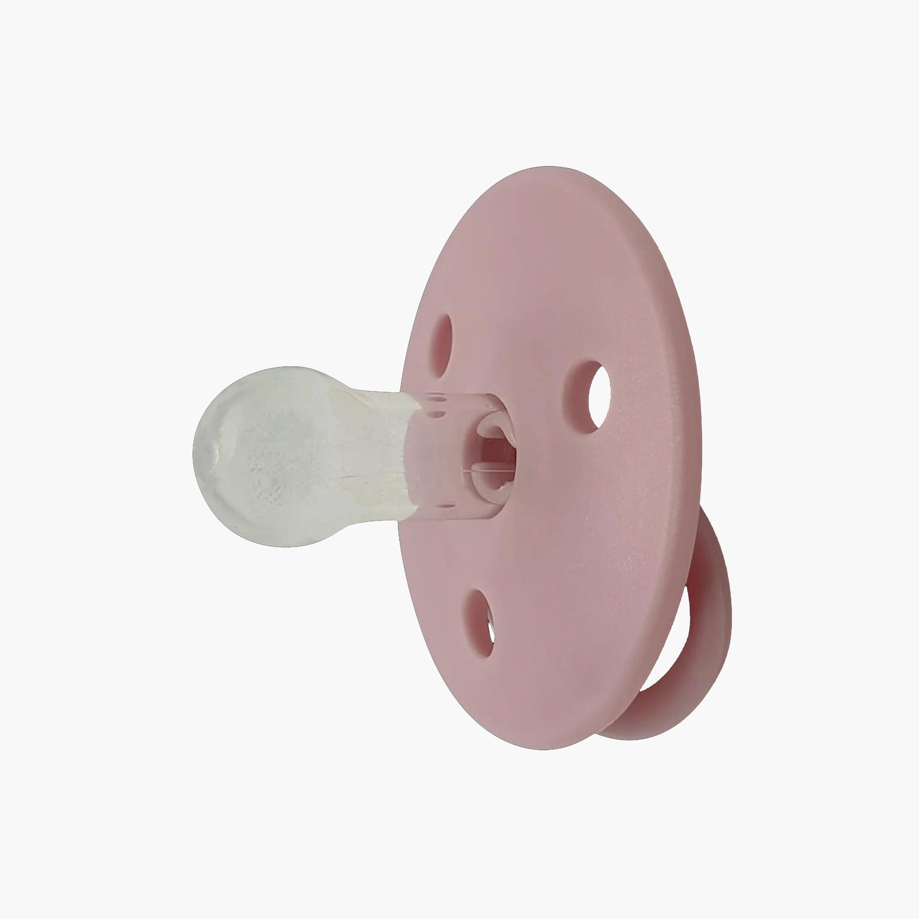 Mininor 2-Piece Rounded Silicone Pacifier - 0 Months-baby-feeding-pacifiers-image-1