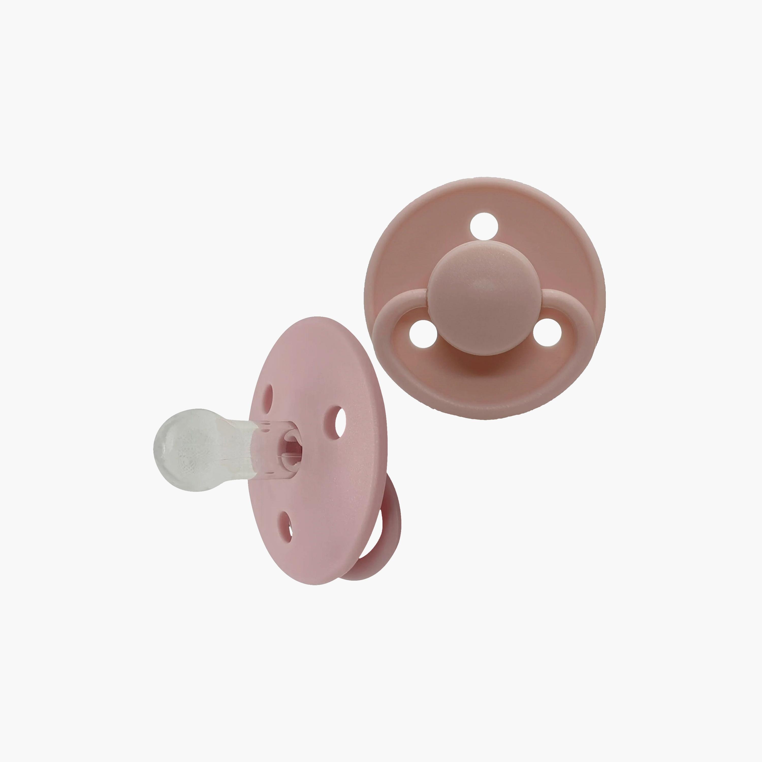 Mininor 2-Piece Rounded Silicone Pacifier - 0 Months-baby-feeding-pacifiers-image-2