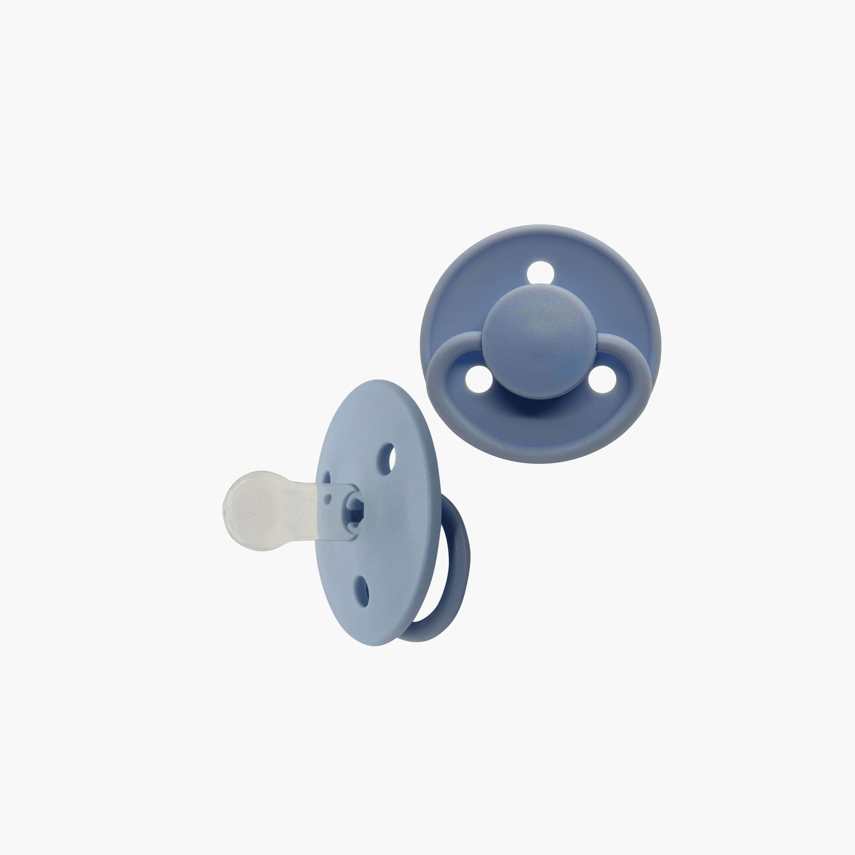 Mininor 2-Piece Rounded Silicone Pacifier - 0 Months-baby-feeding-pacifiers-image-1