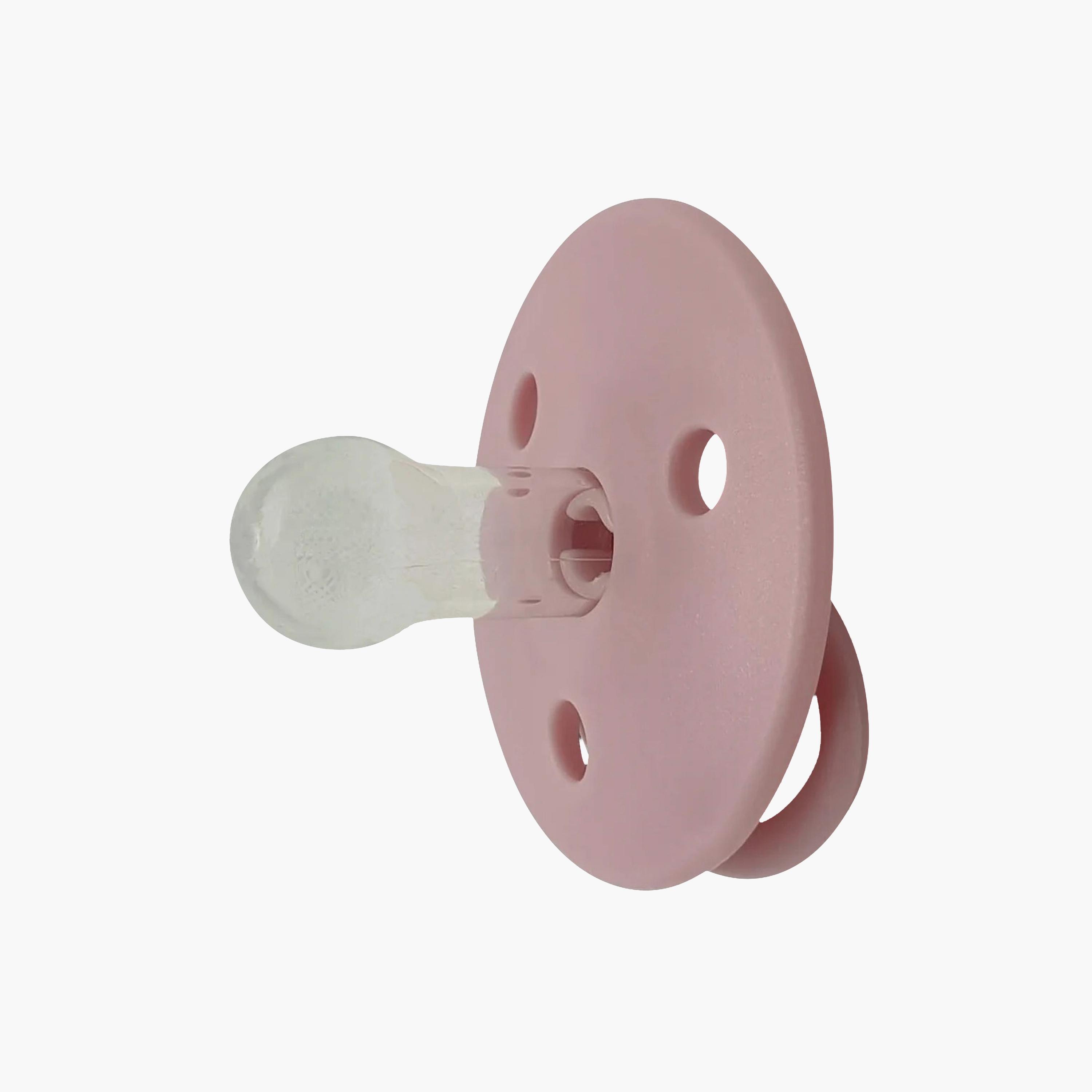 Mininor 2-Piece Rounded Silicone Pacifier - 6 Months-baby-feeding-pacifiers-image-1