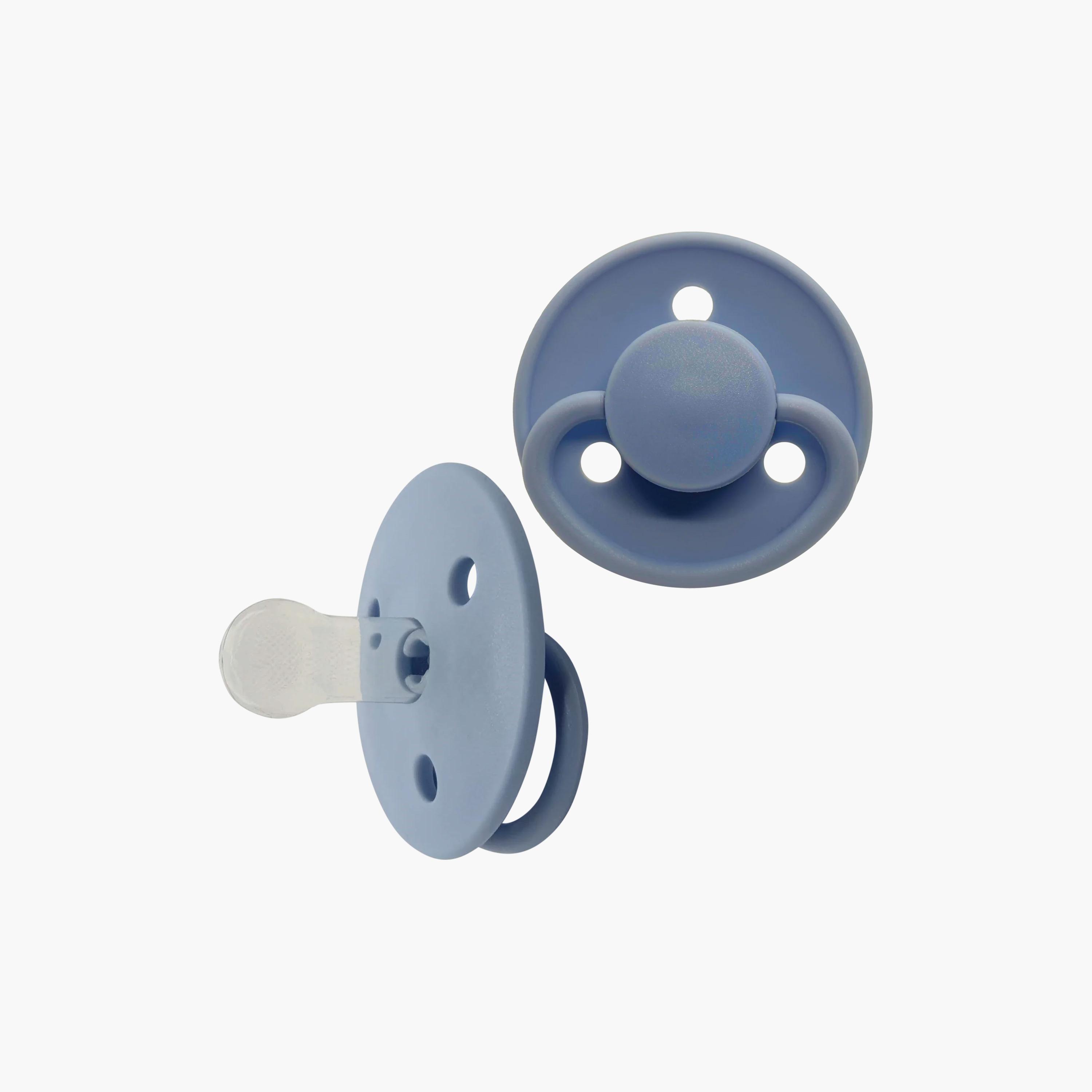 لهاية سيليكون دائرية قطعتين من مينينور - 6 أشهر-baby-feeding-pacifiers-image-1