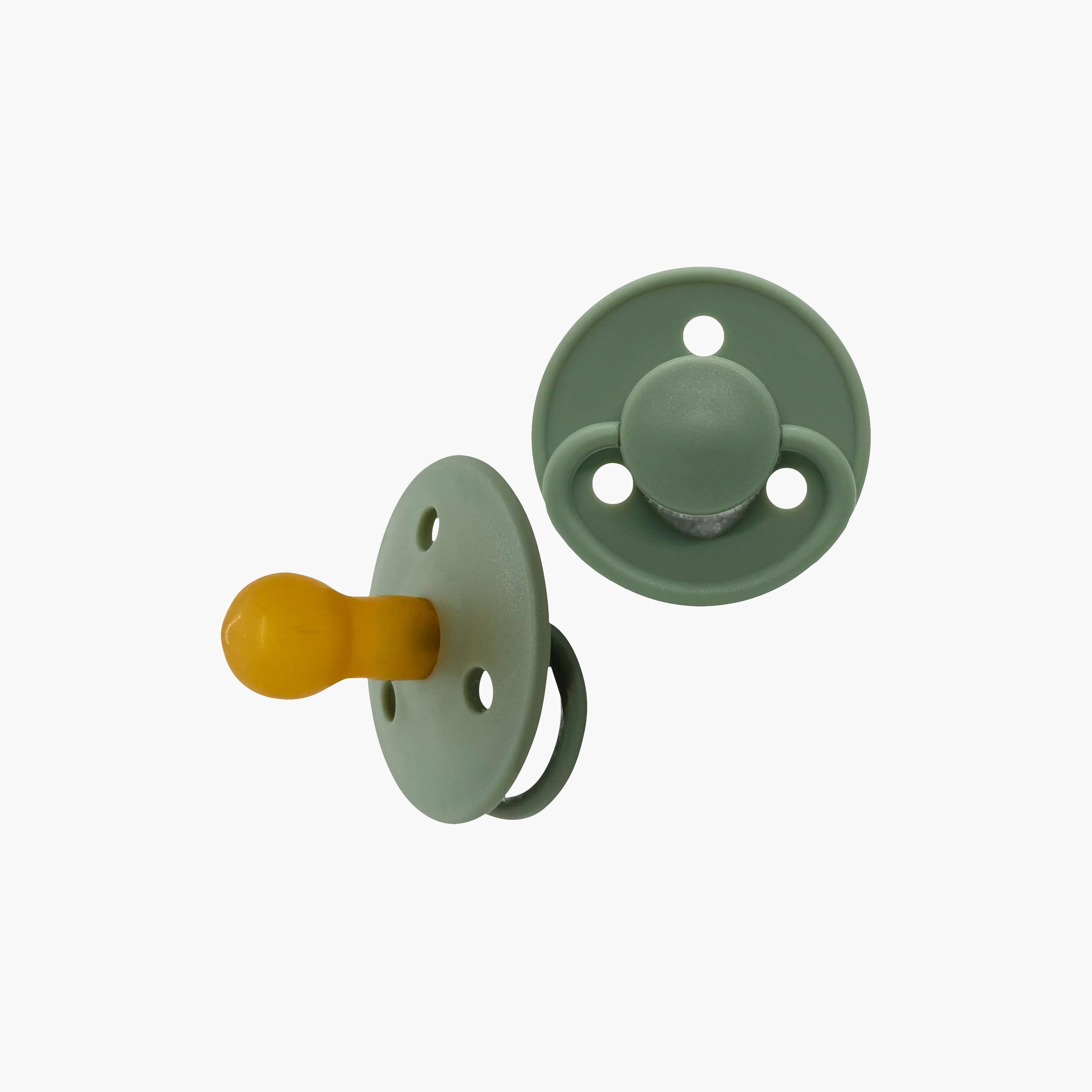 Mininor 2-Piece Rounded Latex Pacifier - 0 Months-baby-feeding-pacifiers-image-1