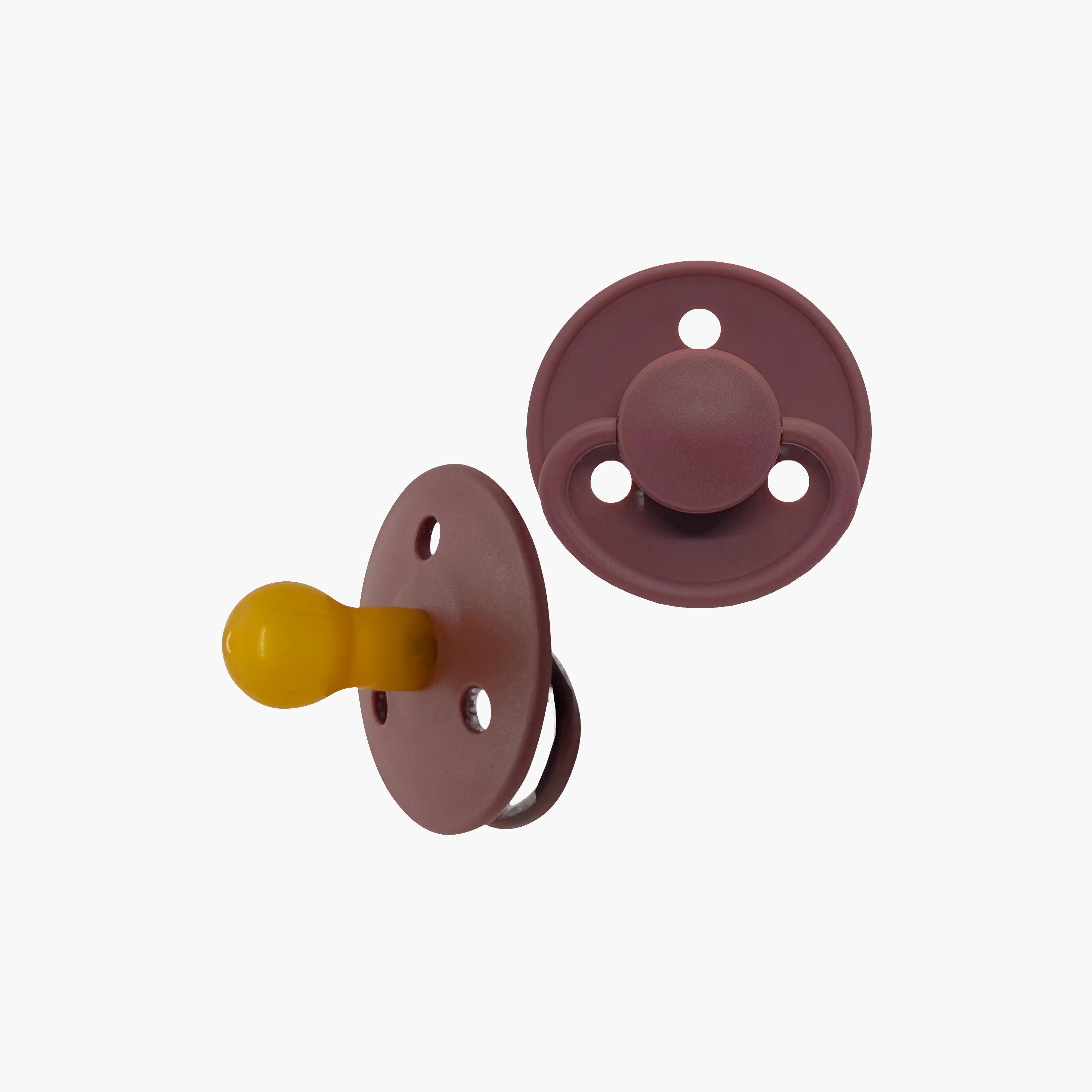 لهاية لاتكس دائرية قطعتين من مينينور  - 6 أشهر-baby-feeding-pacifiers-image-1