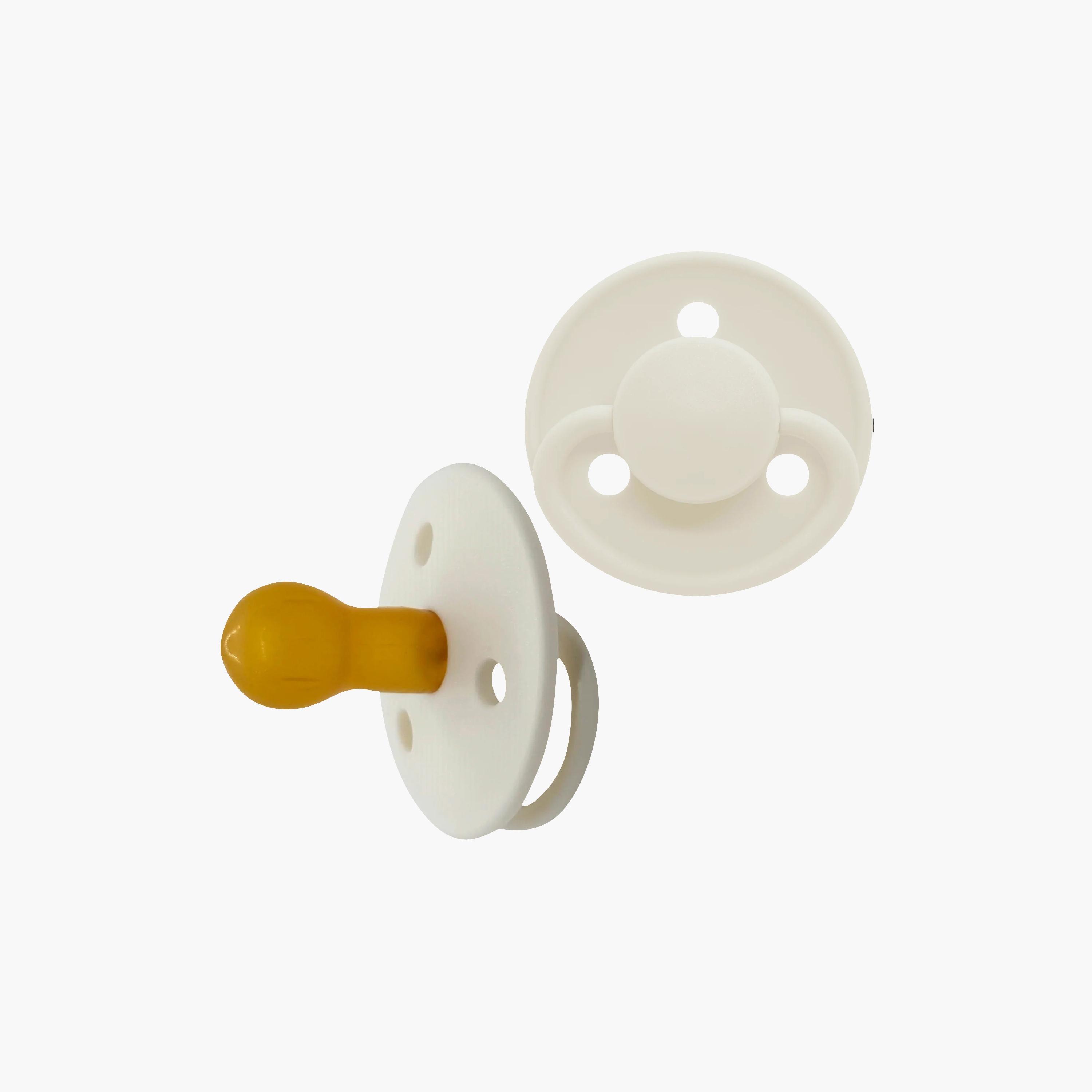 Mininor 2-Piece Rounded Latex Pacifier - 0 Months-baby-feeding-pacifiers-image-1