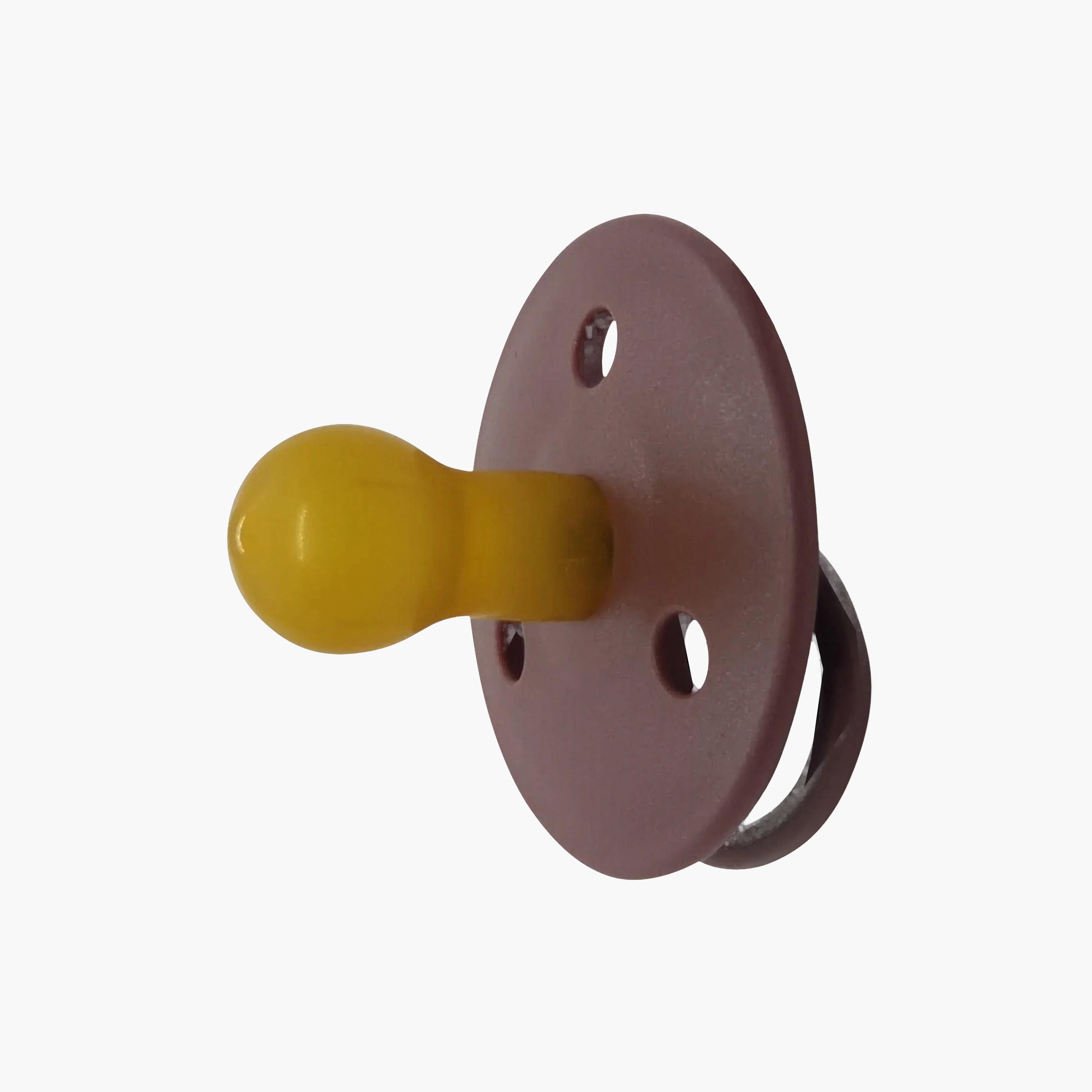 Mininor 2-Piece Rounded Latex Pacifier - 0 Months-baby-feeding-pacifiers-image-2