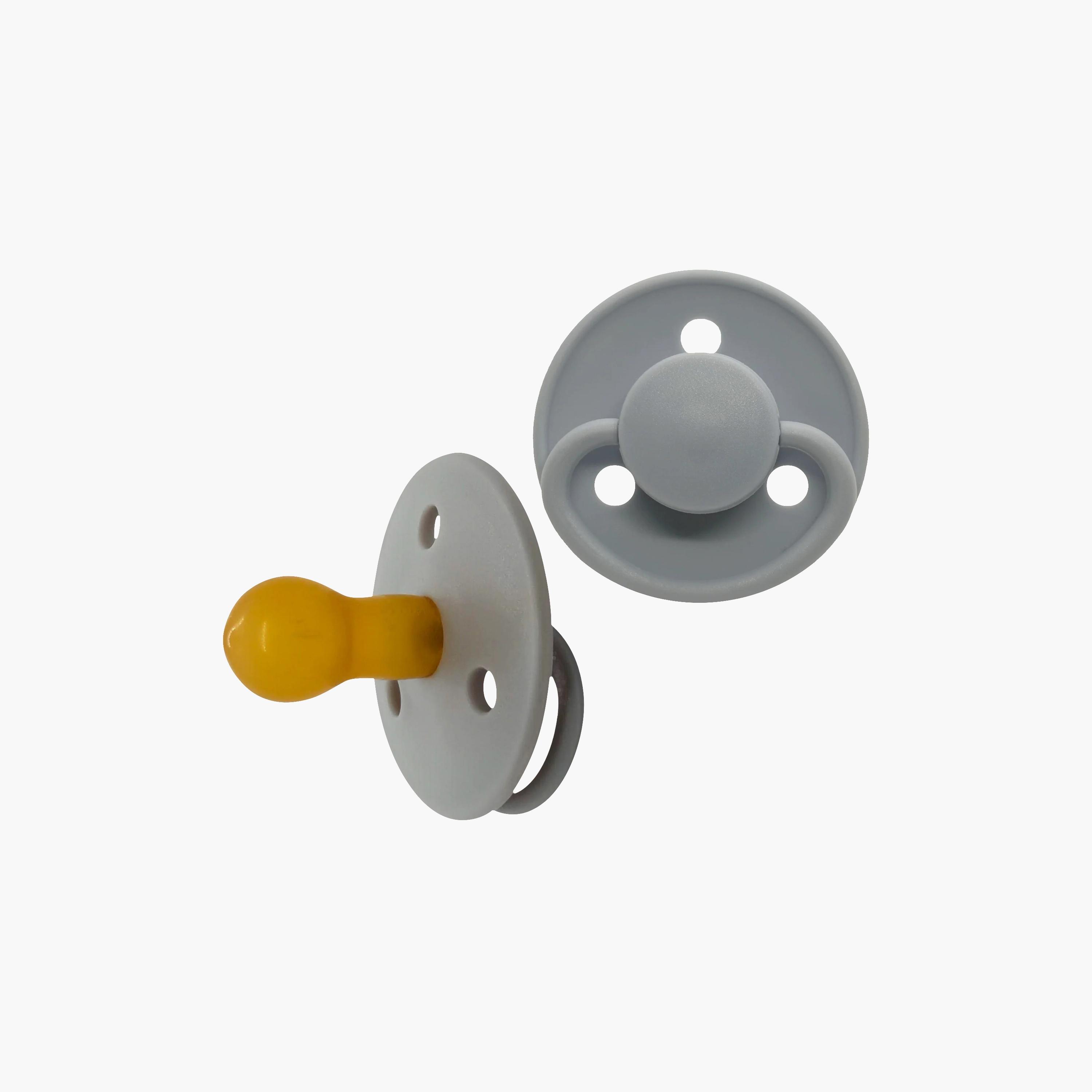 Mininor 2-Piece Rounded Latex Pacifier - 0 Months-baby-feeding-pacifiers-image-1