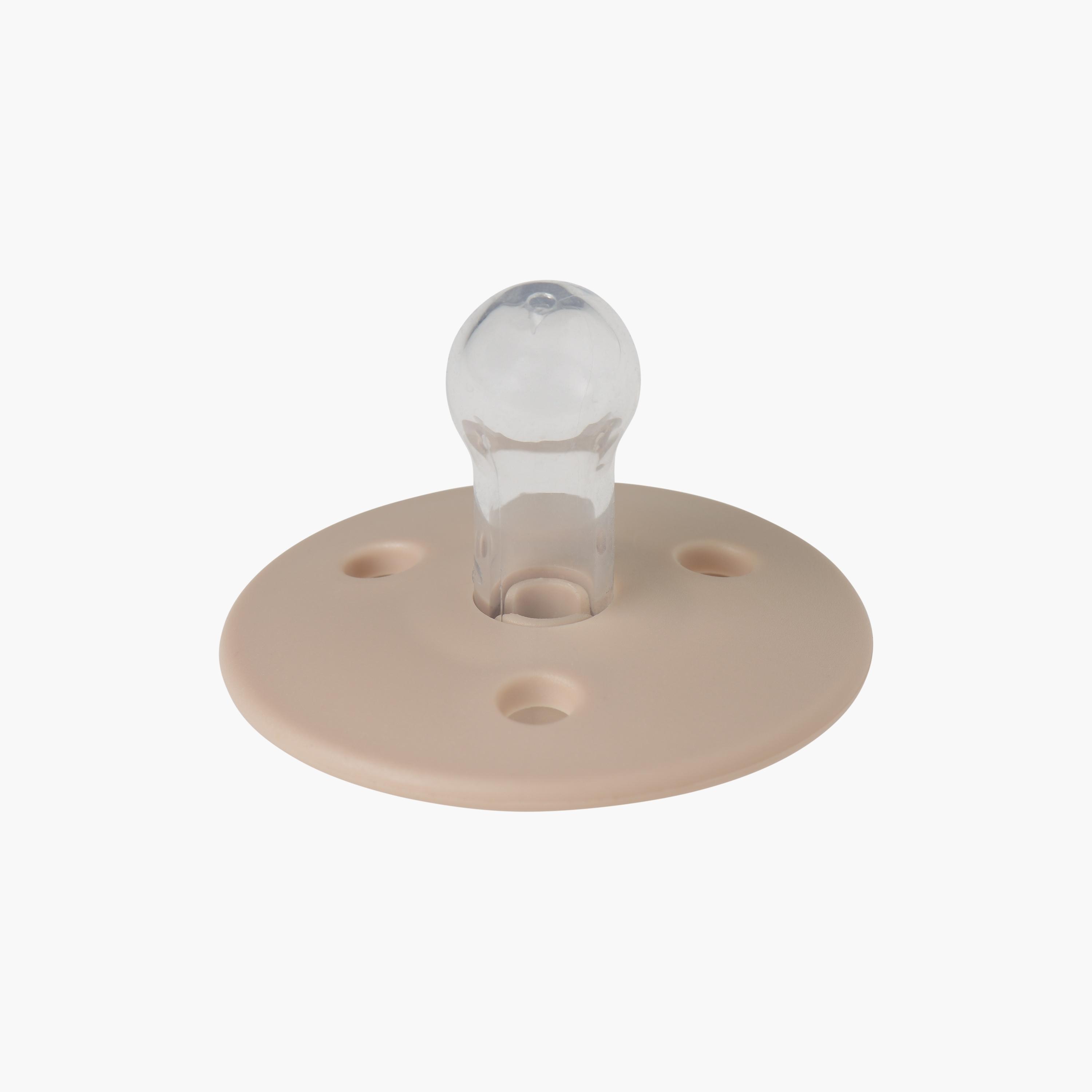 Mininor Rounded Silicone Pacifier - 0 Months-baby-feeding-pacifiers-image-1