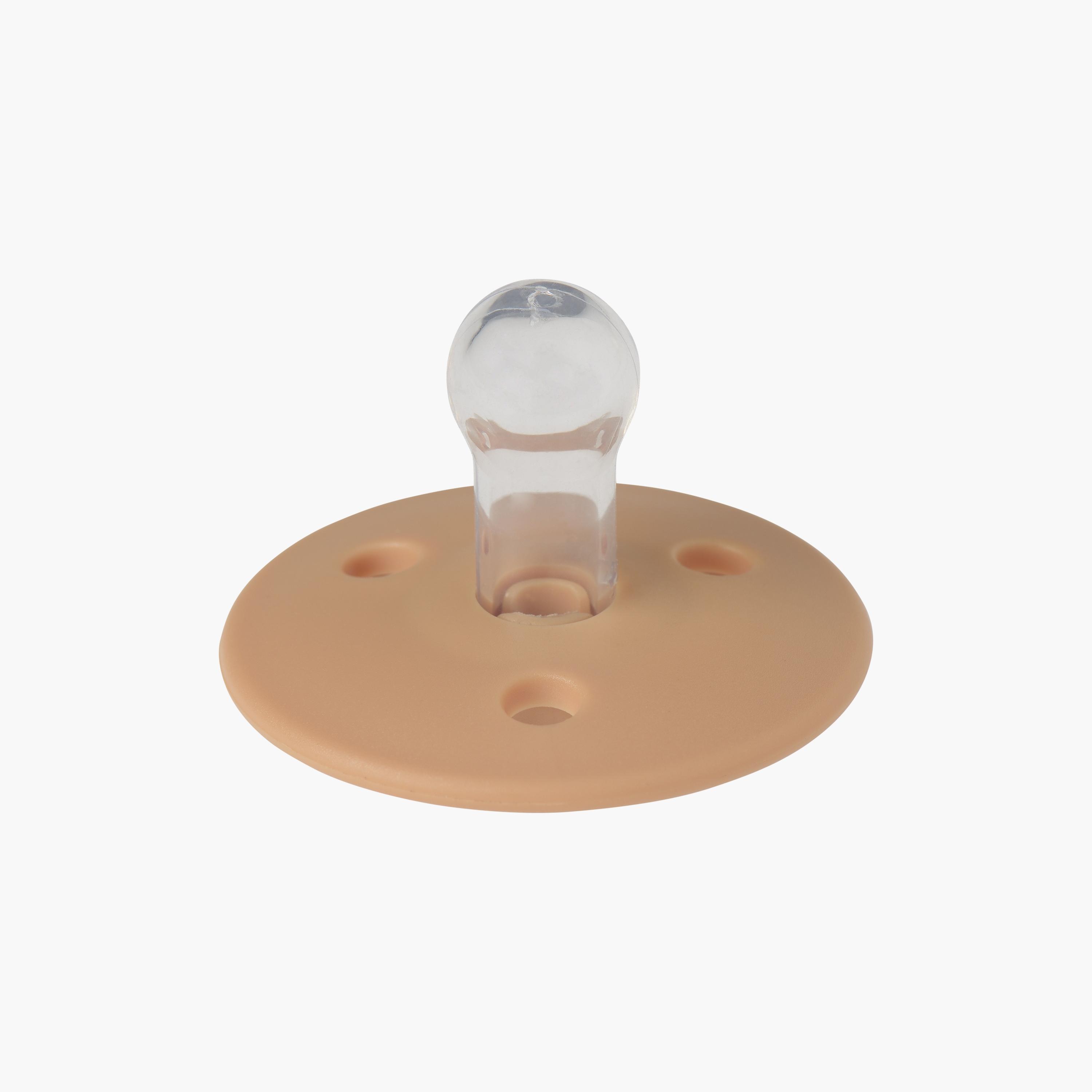 Mininor Rounded Silicone Pacifier - 0 Months-baby-feeding-pacifiers-image-1