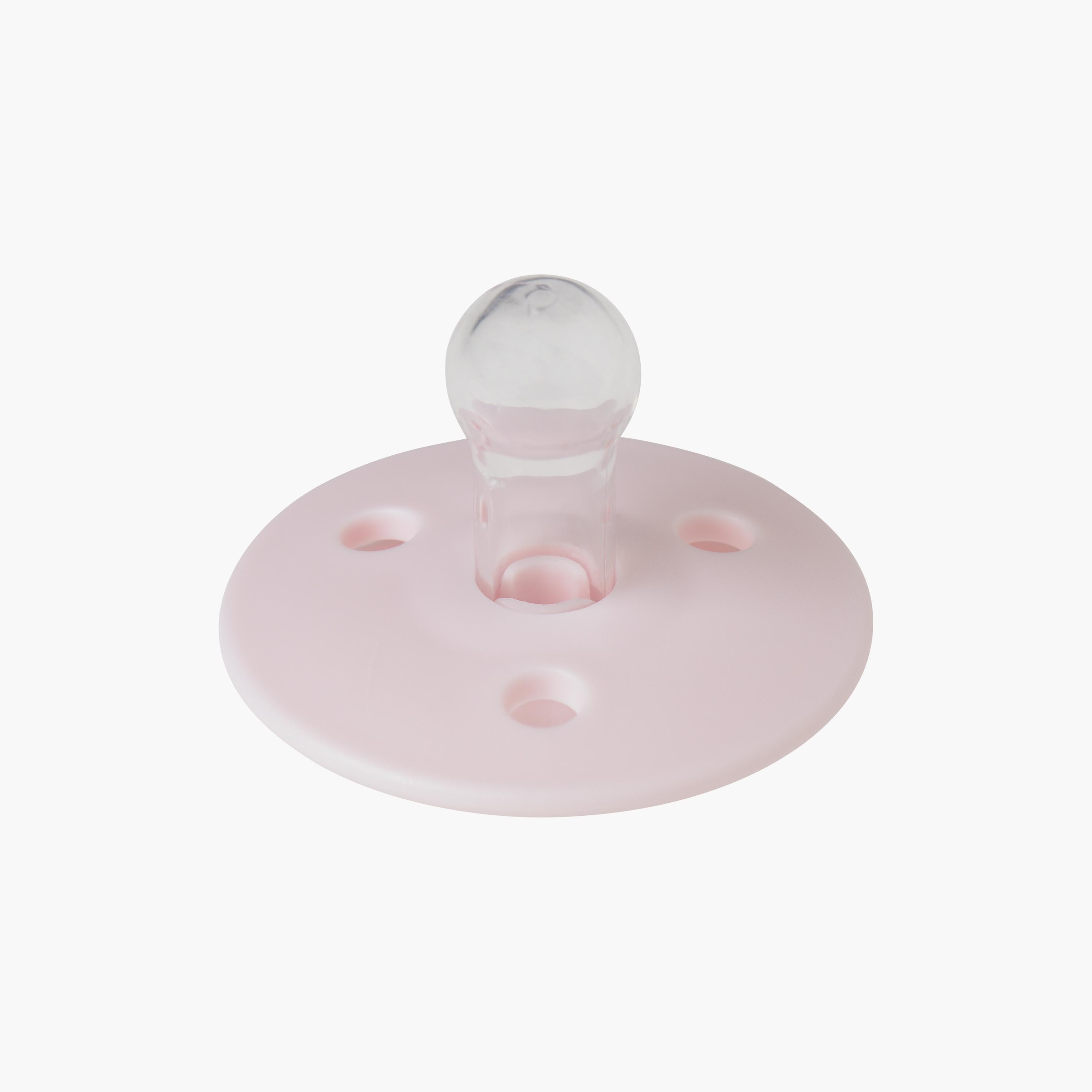 Mininor Rounded Silicone Pacifier - 0 Months-baby-feeding-pacifiers-image-1