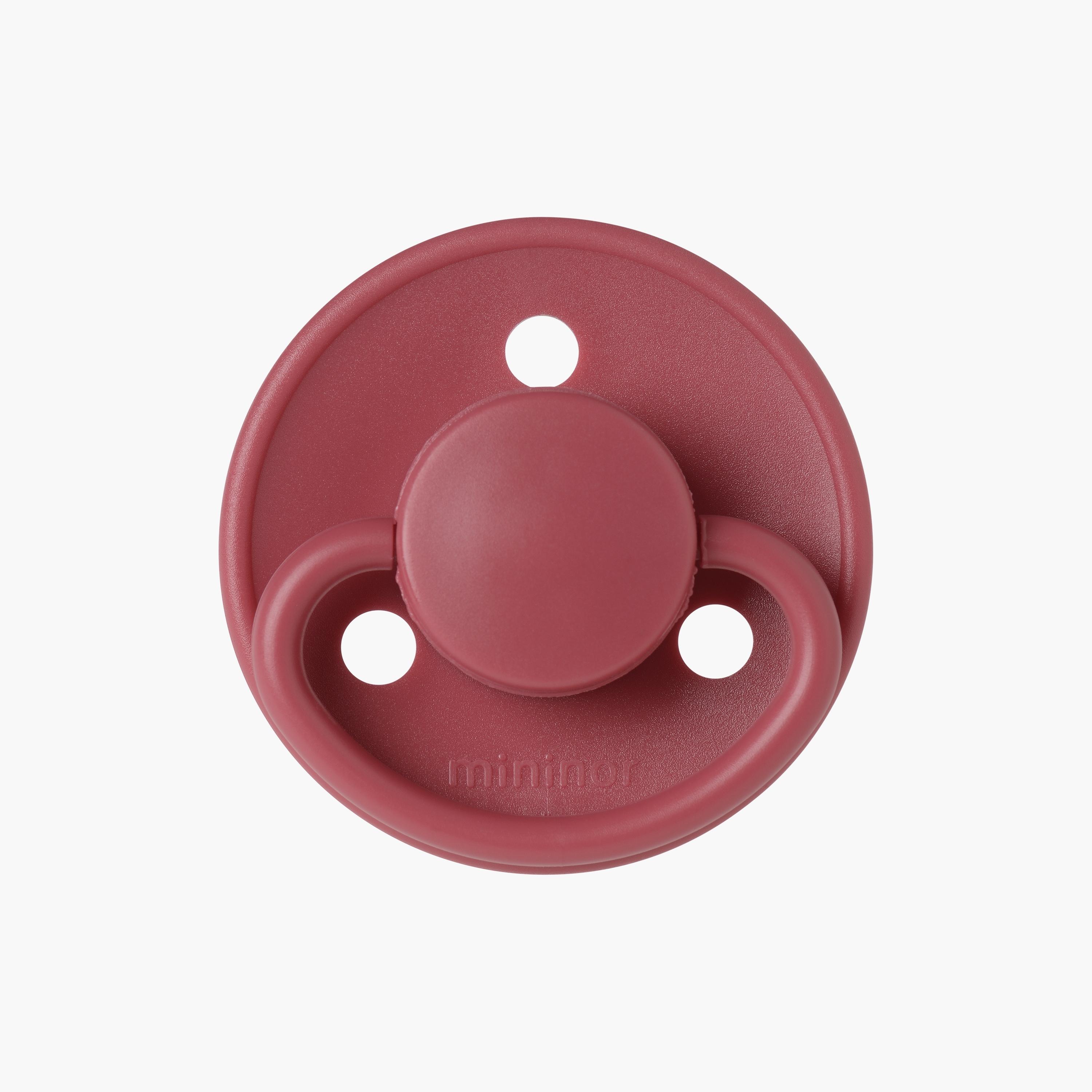 لهاية سيليكون دائرية من مينينور - 0 شهر-baby-feeding-pacifiers-image-2