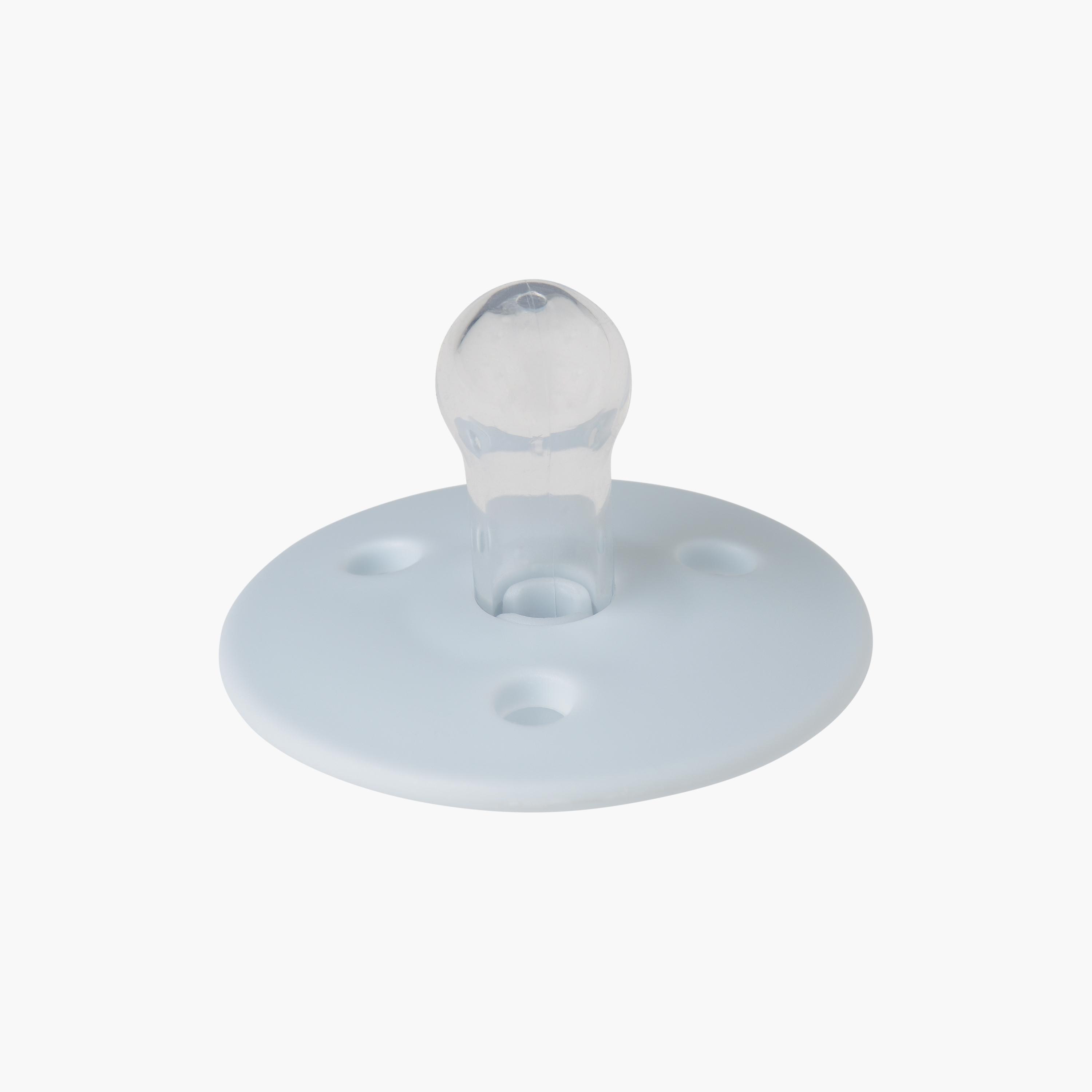 Mininor Rounded Silicone Pacifier - 0 Months-baby-feeding-pacifiers-image-1