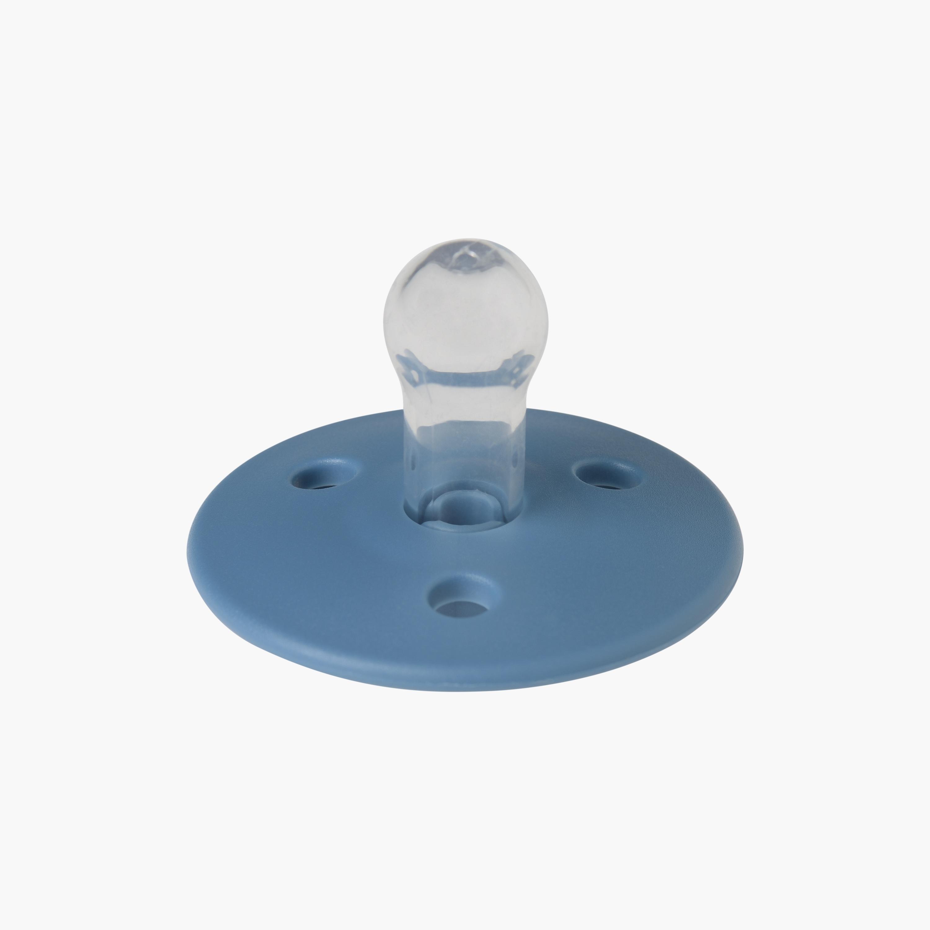 Mininor Rounded Silicone Pacifier - 0 Months-baby-feeding-pacifiers-image-1