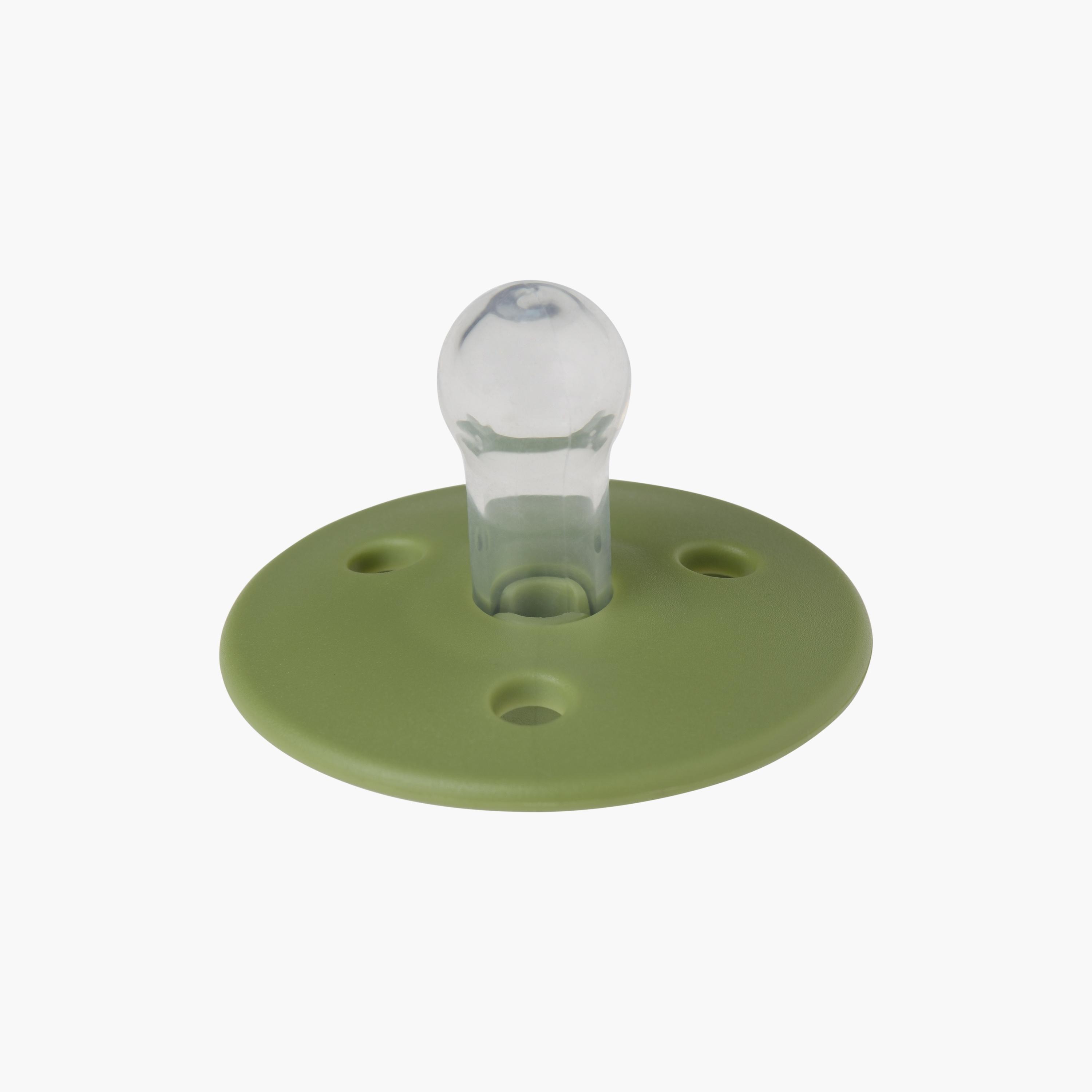 Mininor Rounded Silicone Pacifier - 0 Months-baby-feeding-pacifiers-image-1