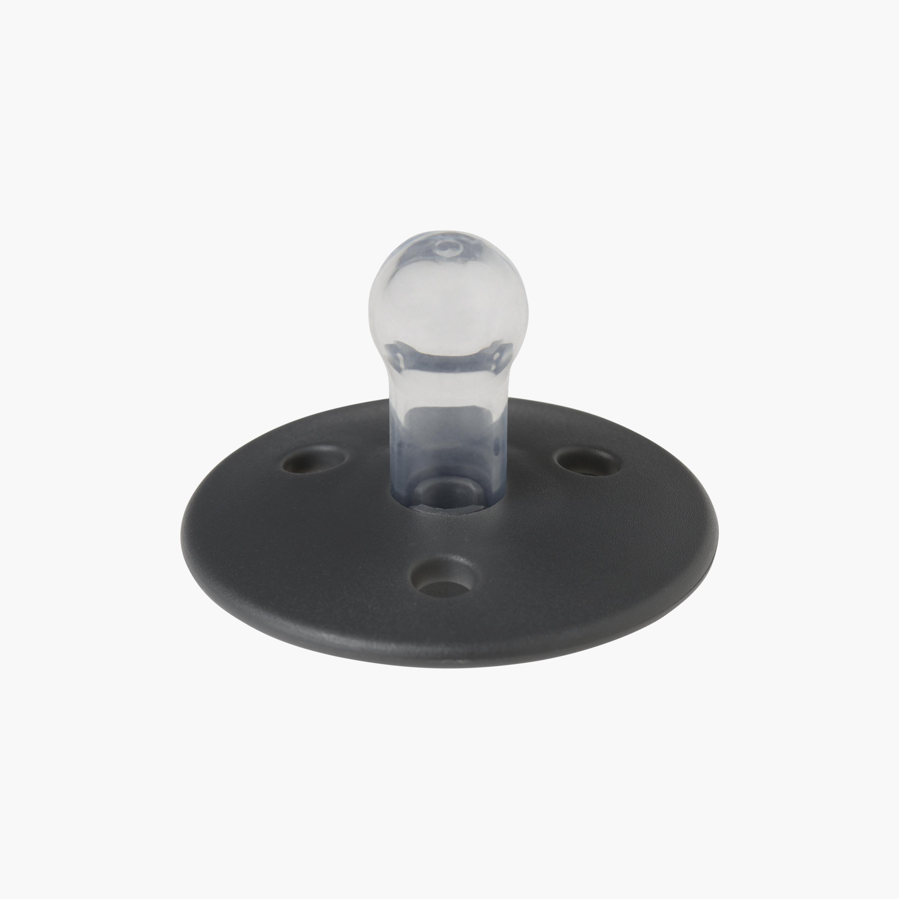 Mininor Rounded Silicone Pacifier - 0 Months-baby-feeding-pacifiers-image-1