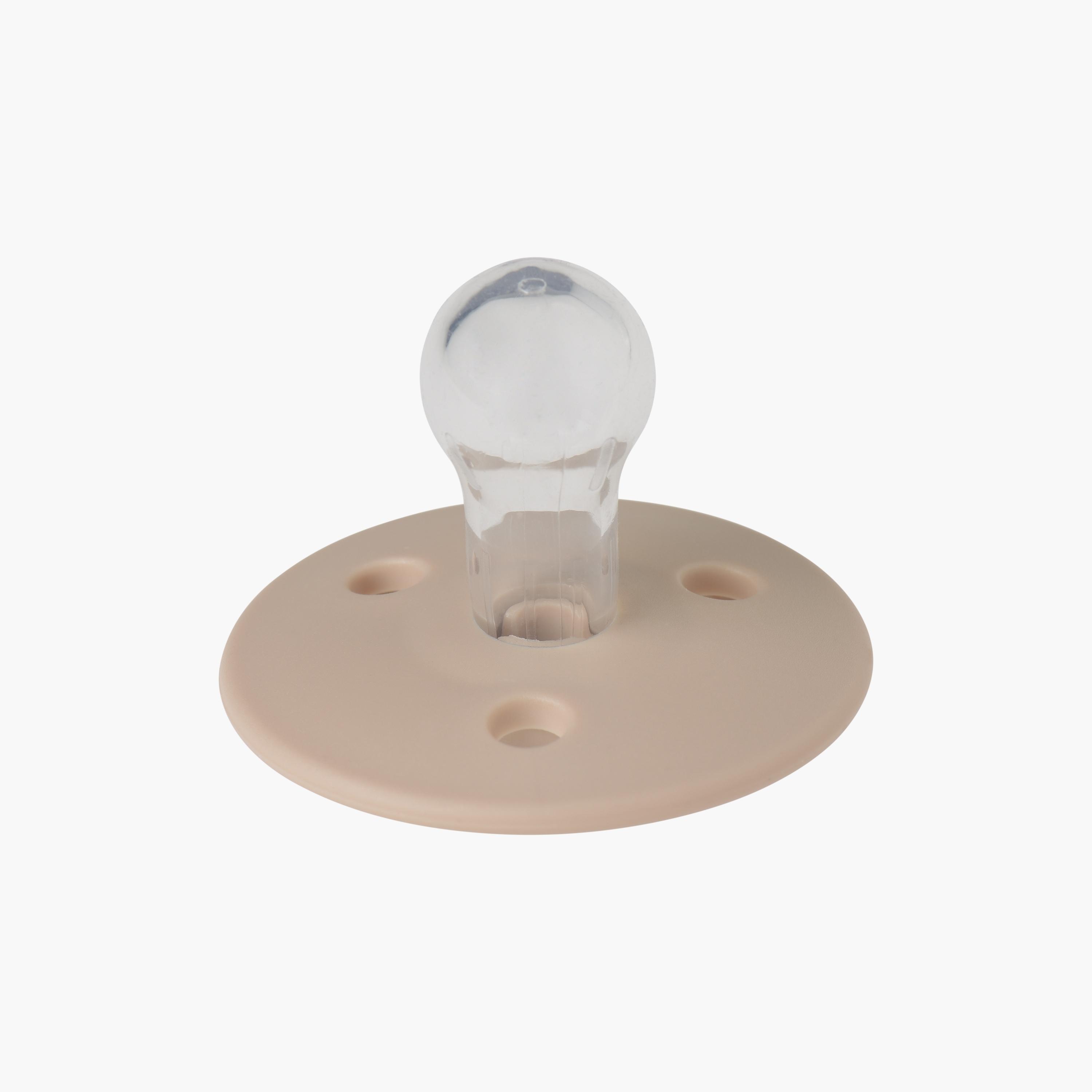 Mininor Rounded Silicone Pacifier - 6 Months-baby-feeding-pacifiers-image-1