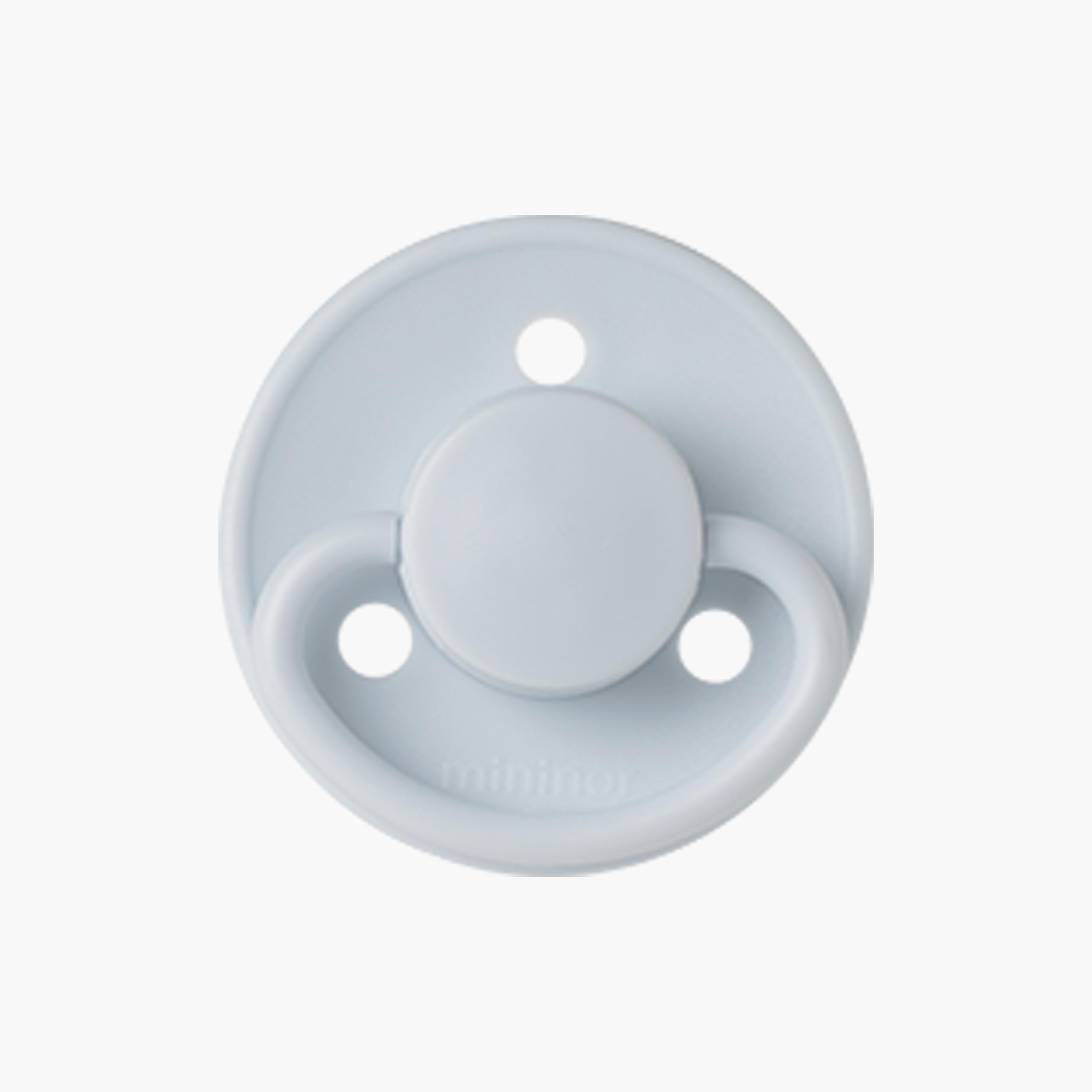 لهاية سيليكون دائرية من مينينور - 6 أشهر-baby-feeding-pacifiers-image-2