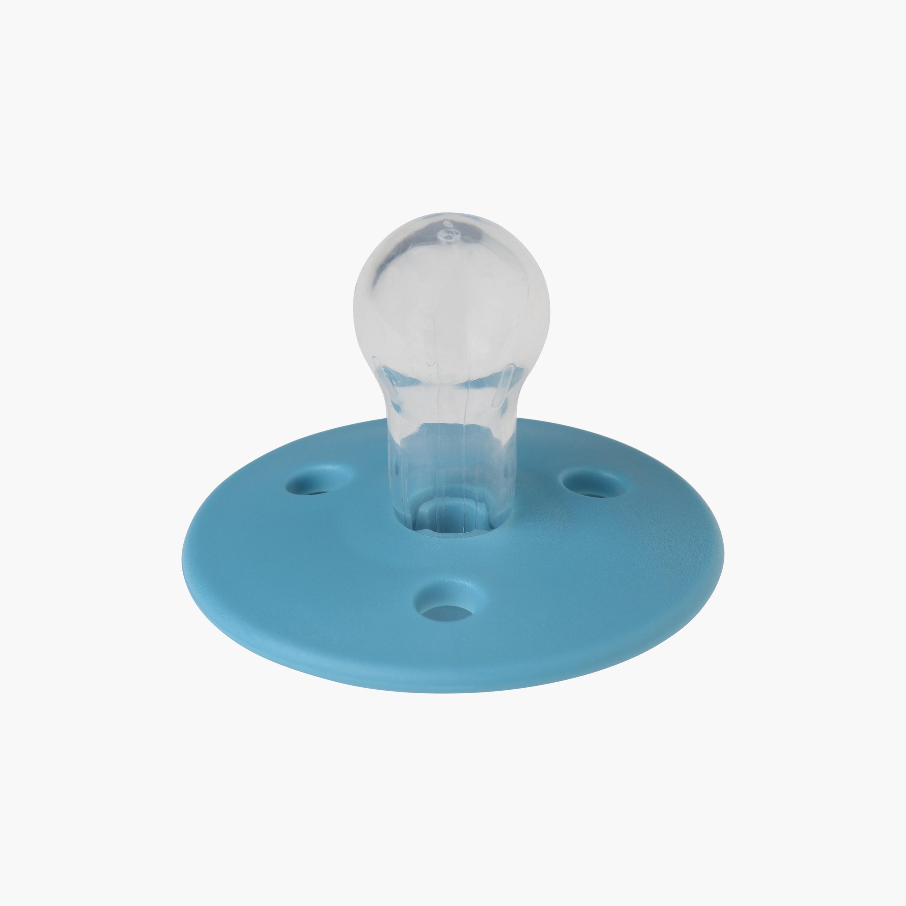 Mininor Rounded Silicone Pacifier - 6 Months-baby-feeding-pacifiers-image-1